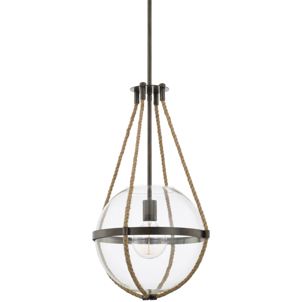 Beaufort 1 Light 13.25 inch Nordic Grey Pendant Ceiling Light