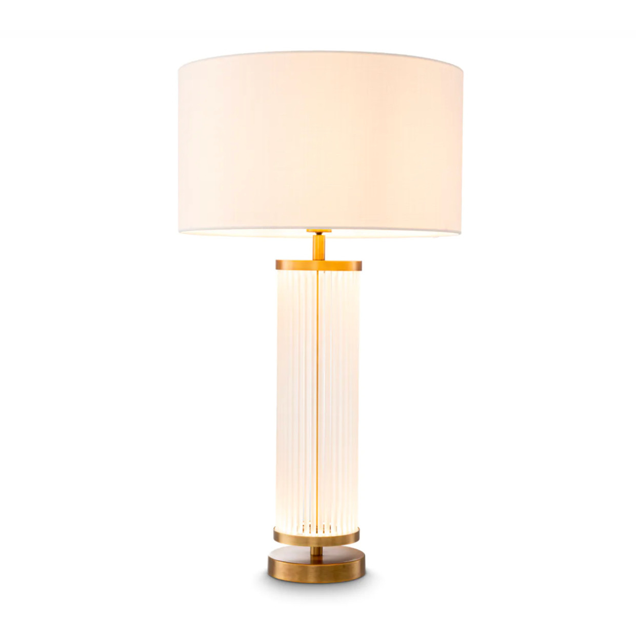 Thibaud 31.5 inch 40 watt Antique Brass and Frosted Glass Table Lamp Portable Light