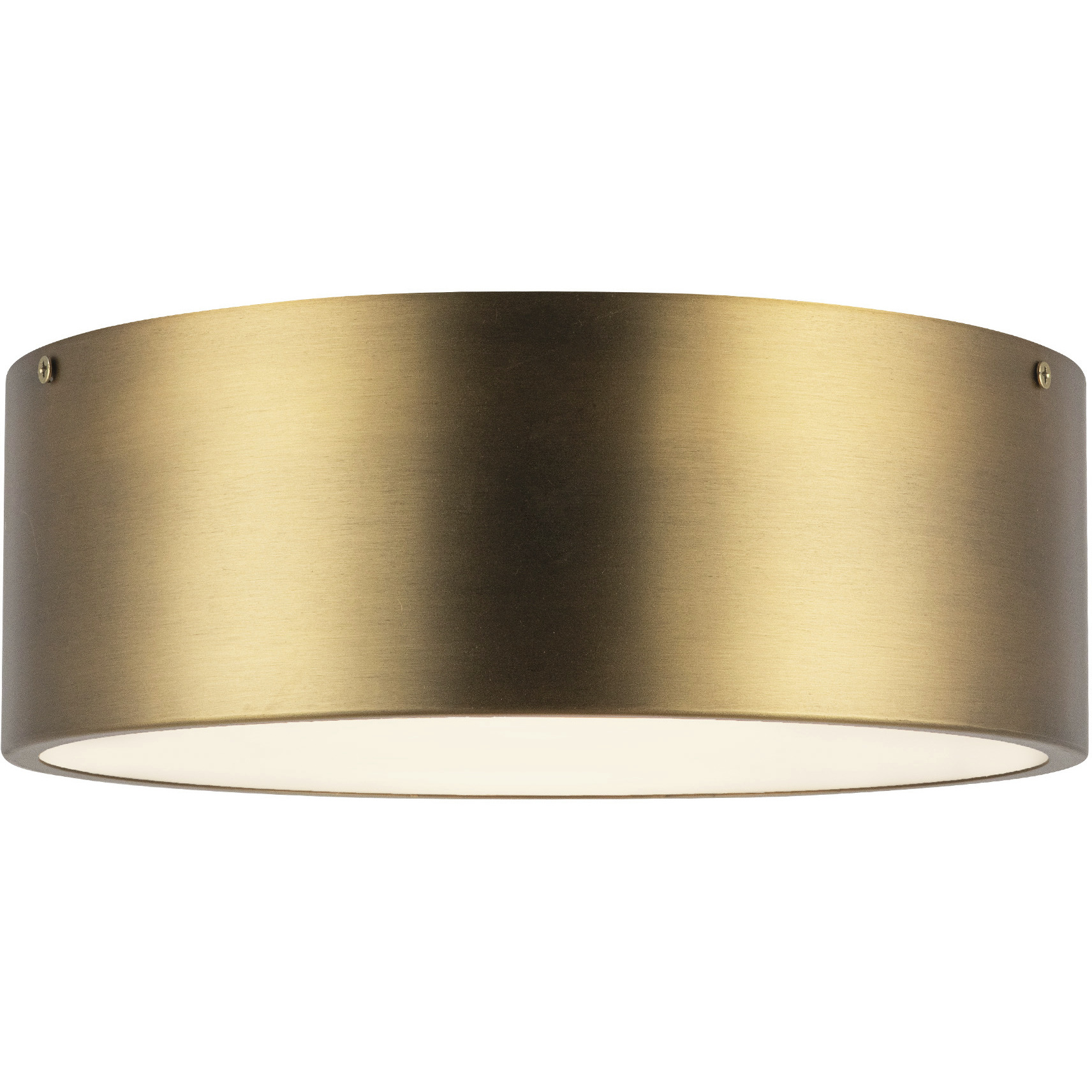 Alora Mood Brisbane 2 Light 12 inch Aged Gold Flush Mount Ceiling Light
