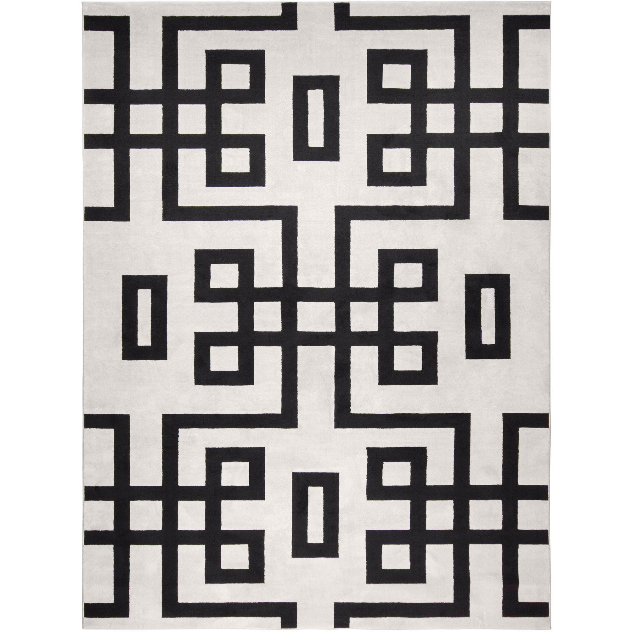 Optika 158 X 118 inch Black/White Rug in 10 x 13