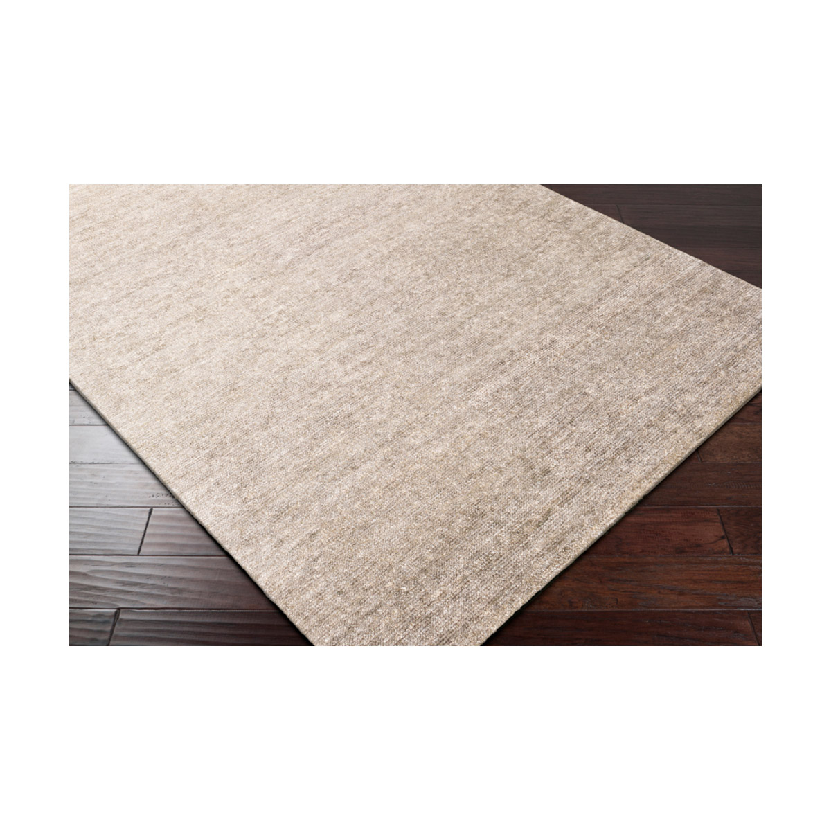Calm 72 X 48 inch Silver Gray Rugs