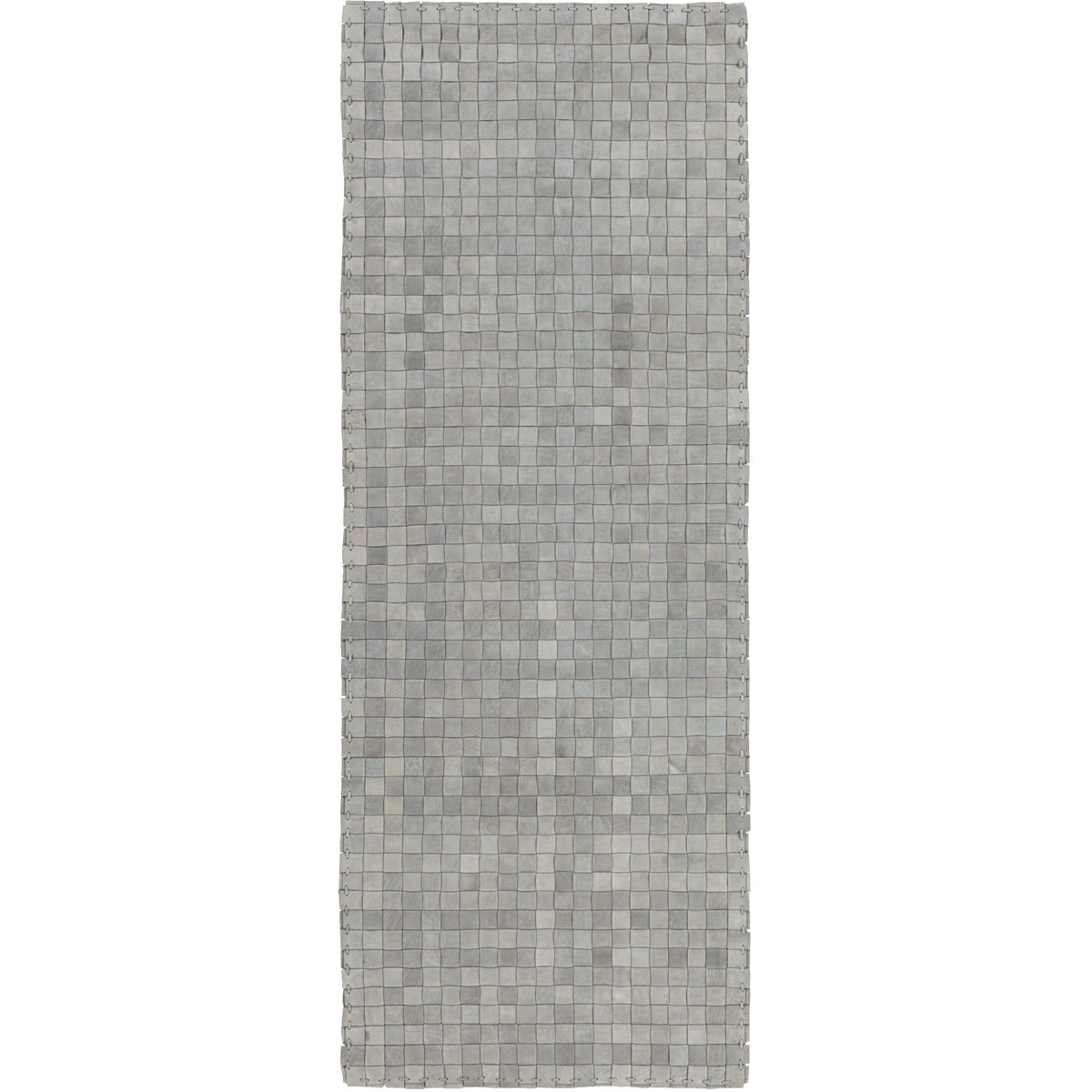 Rock 96 X 30 inch Medium Gray Rug