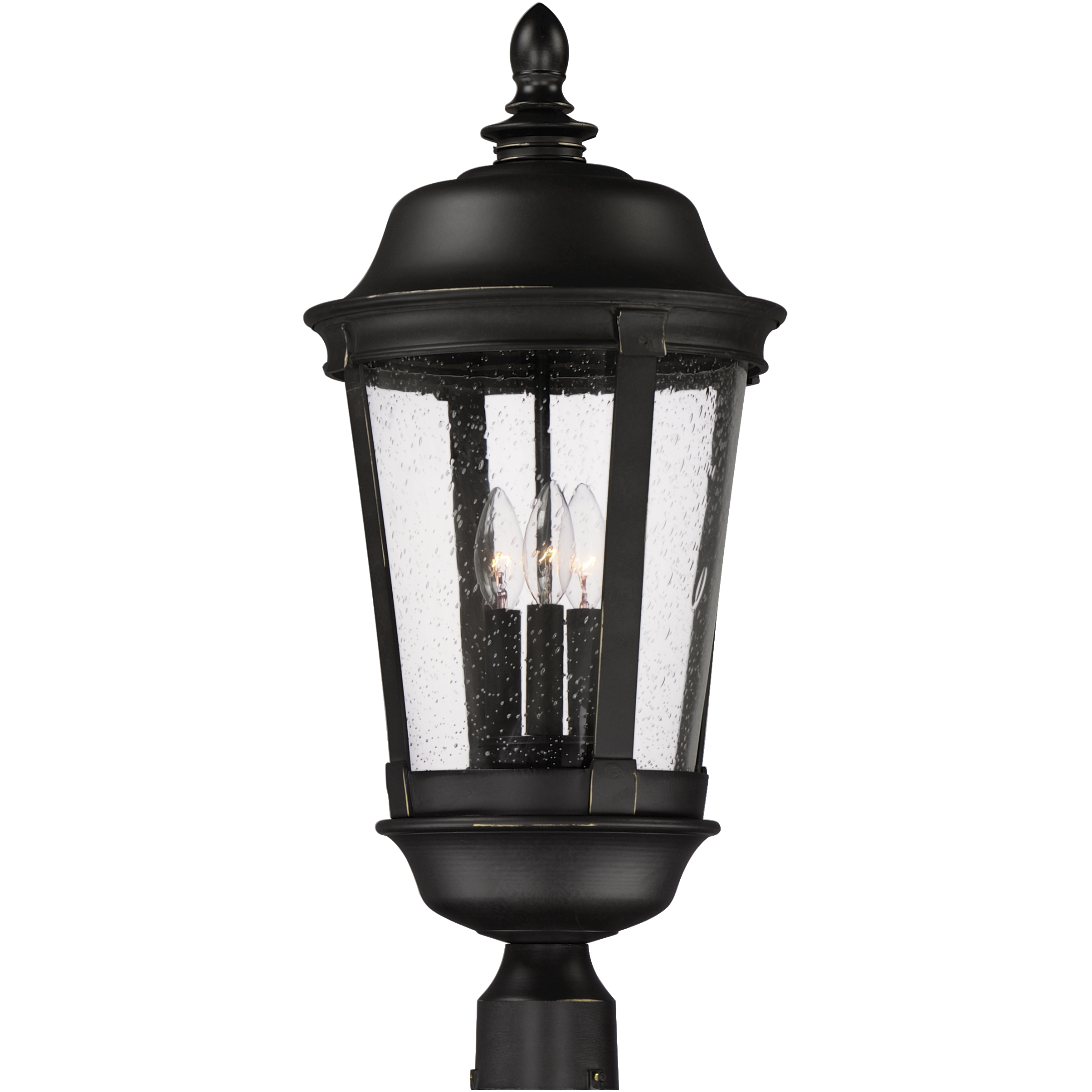 Dover VX 3 Light 25.5 inch Bronze Outdoor Pole/Post Mount