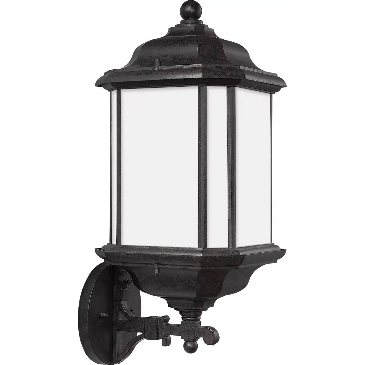 Kent 1 Light 19.25 inch Oxford Bronze Outdoor Wall Lantern, Large
