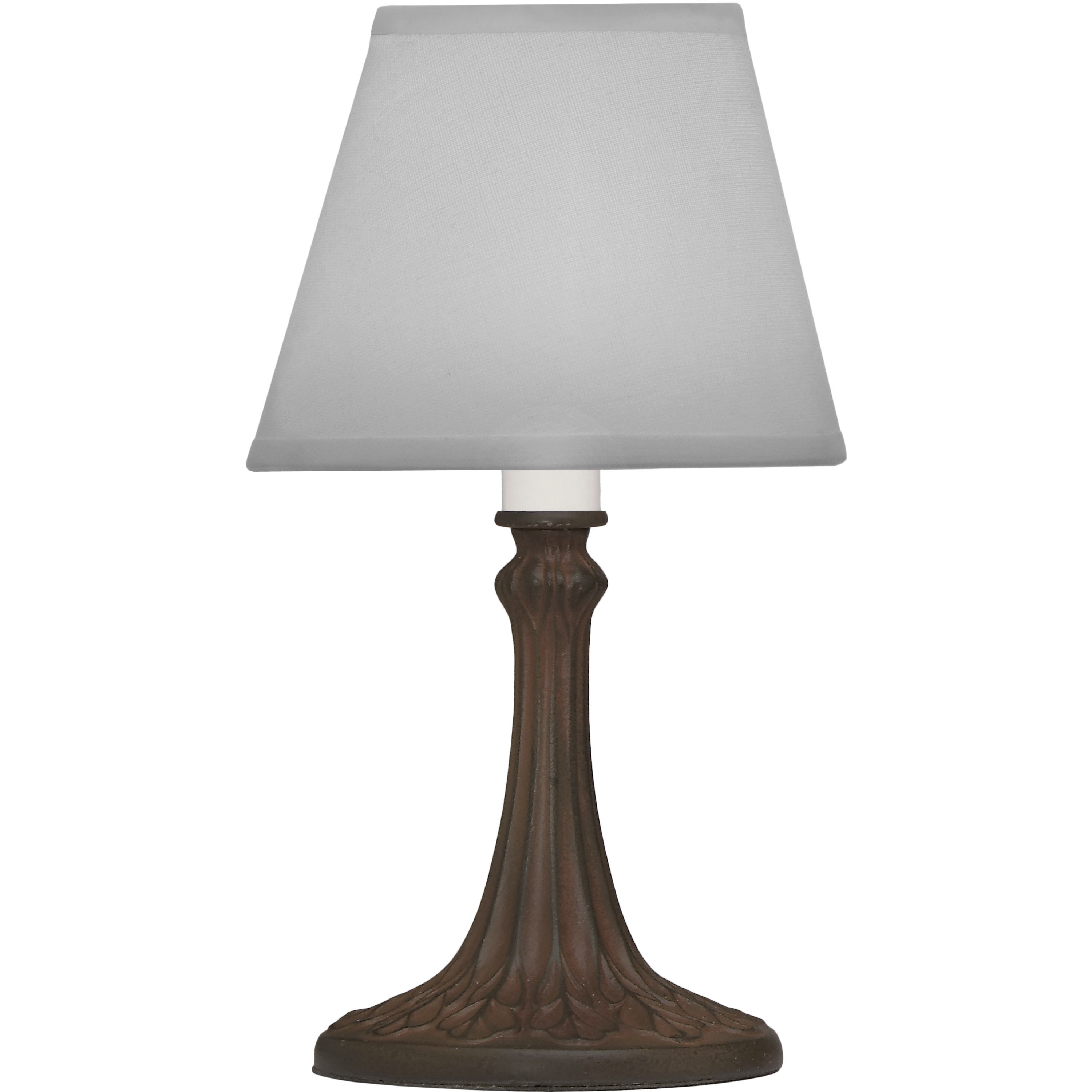 Ellie 9.5 inch Rust Candle Lamp Portable Light