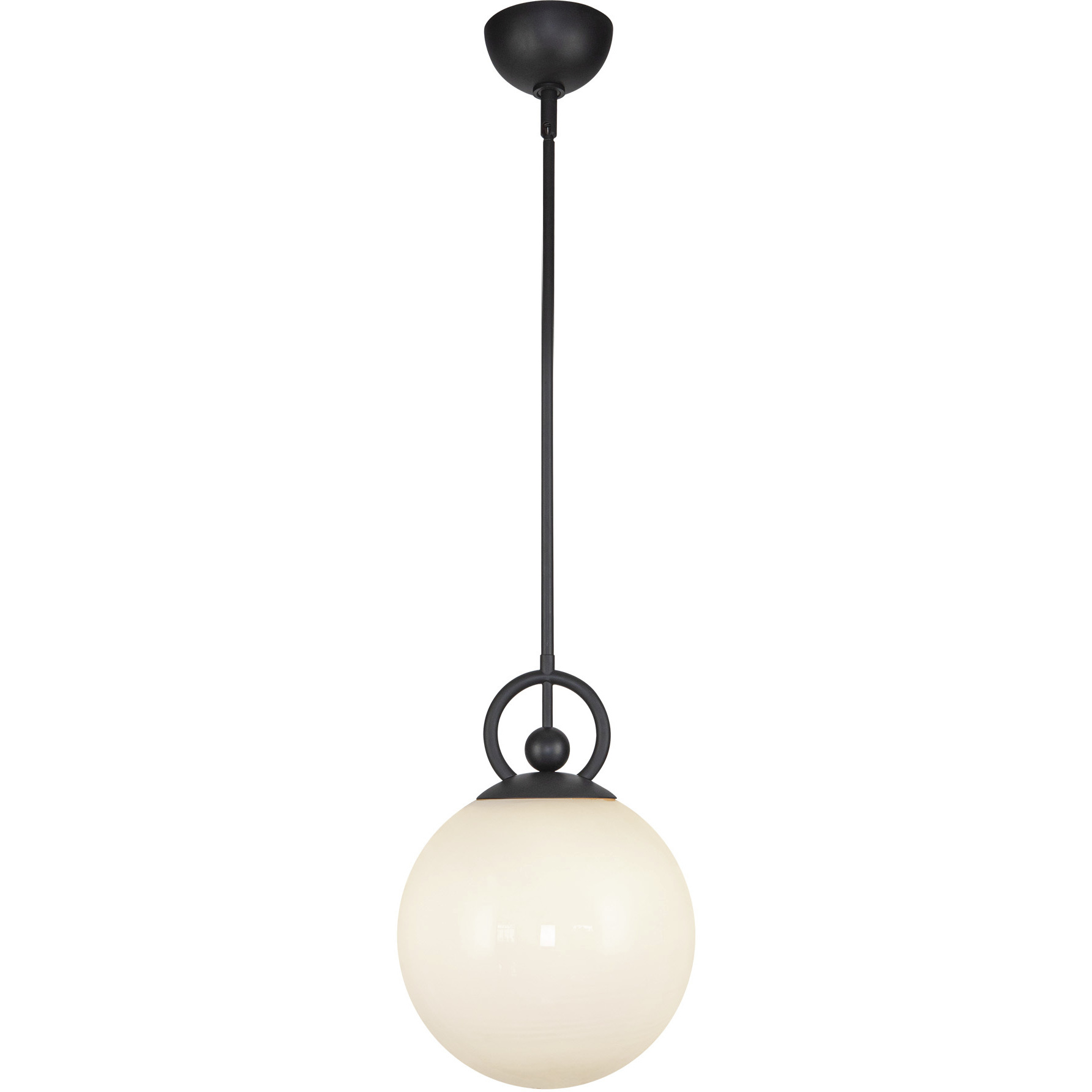 Alora Mood Fiore 1 Light 9.88 inch Matte Black Pendant Ceiling Light