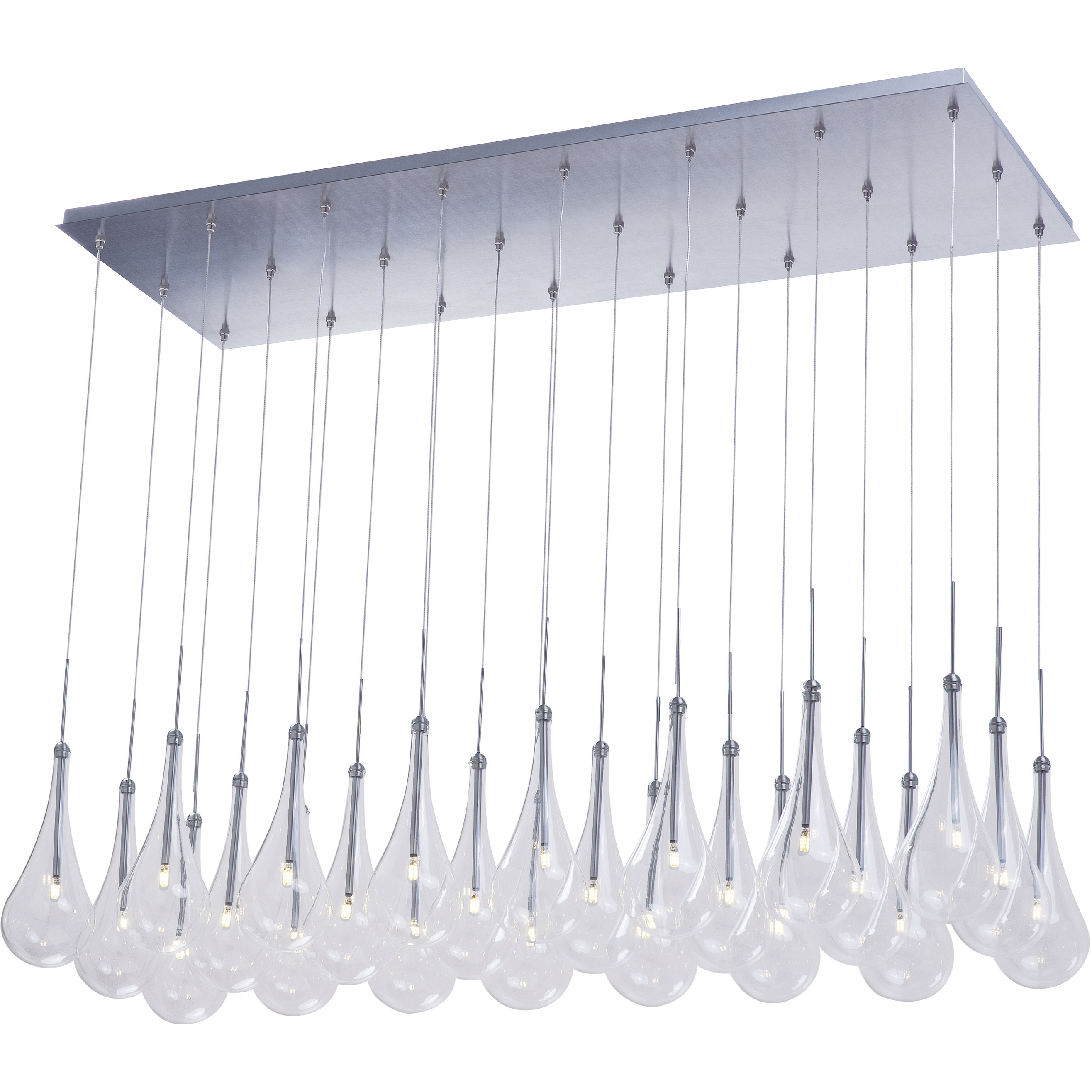 Collier LED 51.5 inch Polished Chrome Linear Pendant Ceiling Light