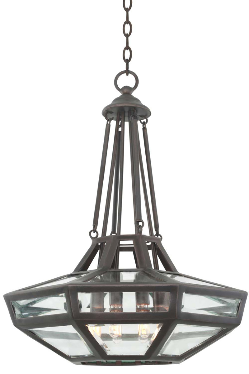 Pompano 6 Light 30 inch Heirloom Bronze Pendant Ceiling Light