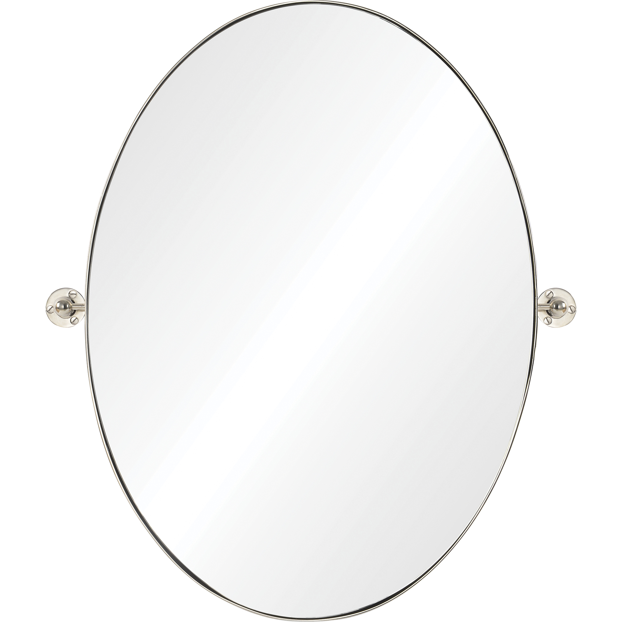 Azalea 30 X 24 inch Nickel Plated Wall Mirror