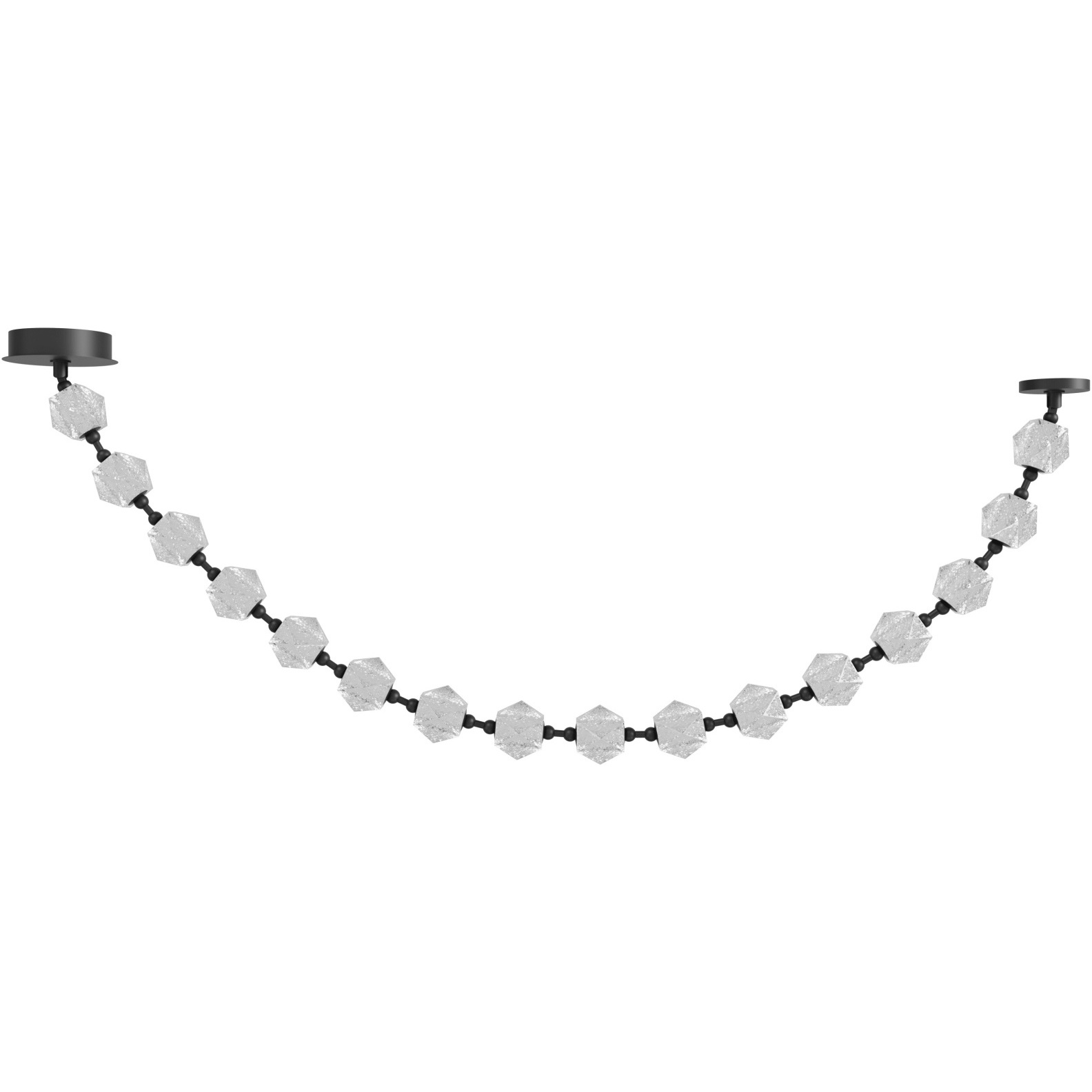Beluga LED 13 inch Black Pendant Ceiling Light
