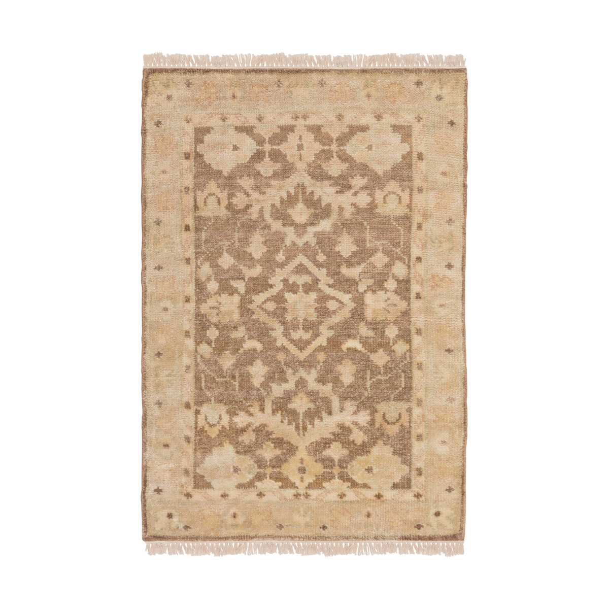 Fantasia 36 X 24 inch Cream/Taupe/Dark Brown/Khaki/Tan/Wheat/Camel/Moss Rugs, Wool