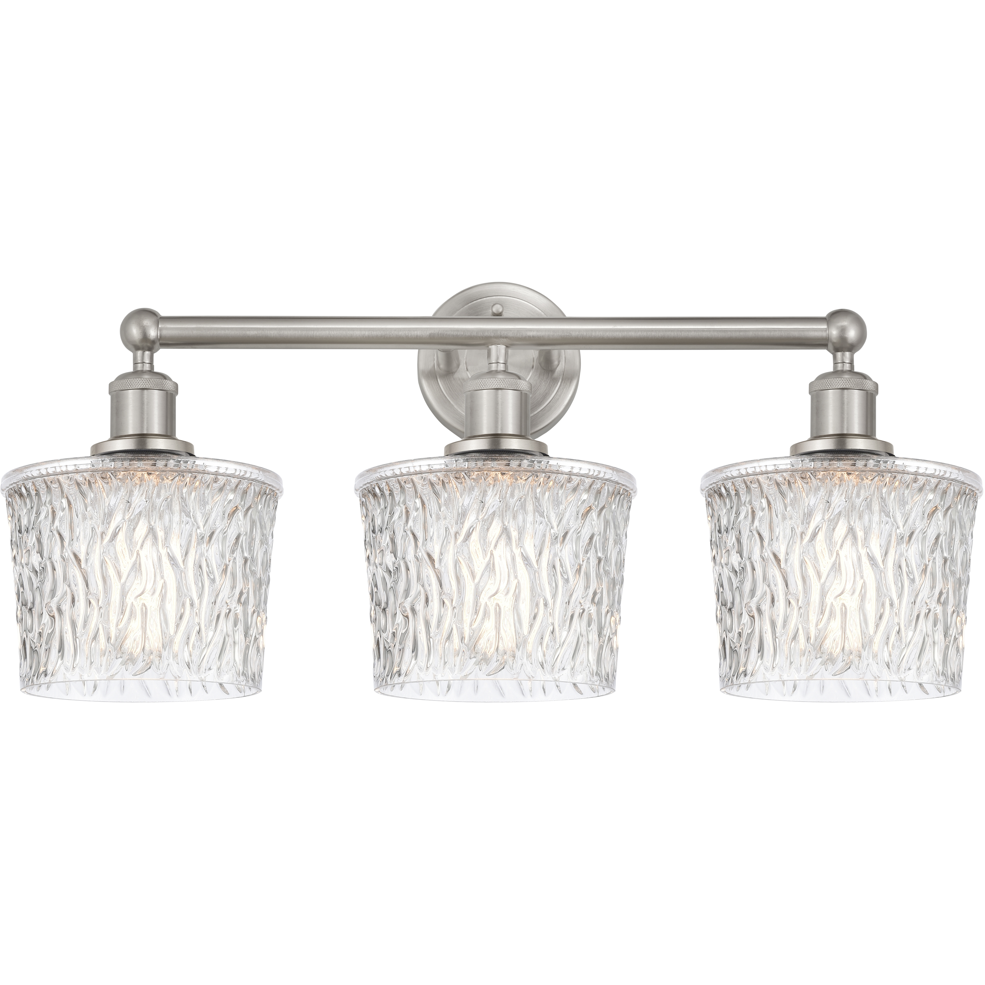Edison Niagra 3 Light 25 inch Brushed Satin Nickel Bath Vanity Light Wall Light