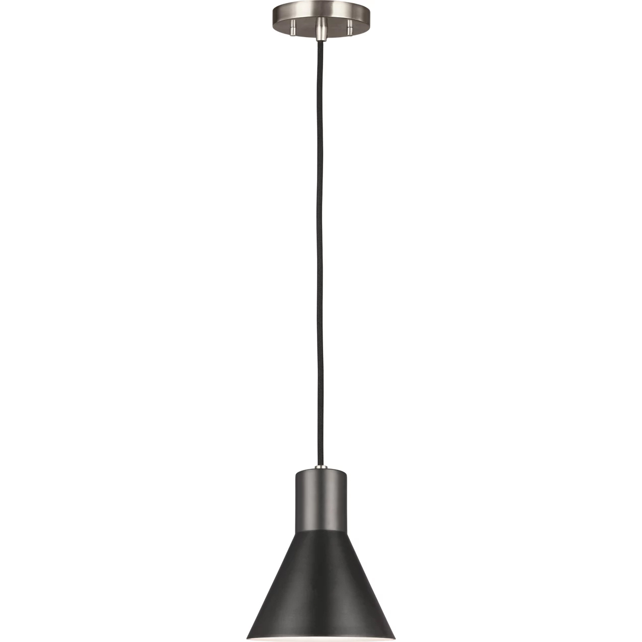 Towner 1 Light 7 inch Brushed Nickel Mini-Pendant Ceiling Light
