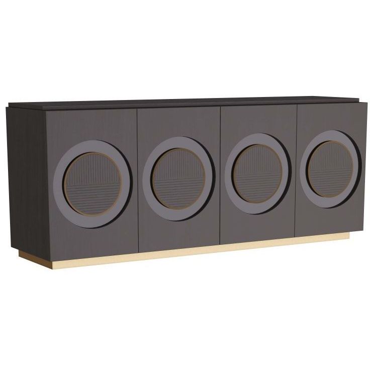 Tudor 72 inch Ebony Credenza