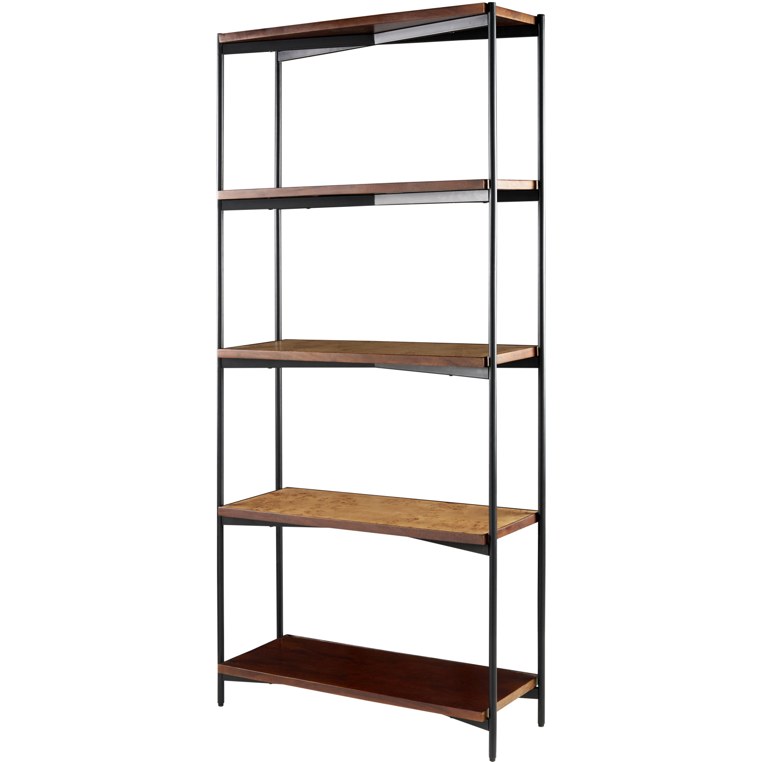 Judith Top: Brown; Base: Gray Bookcase
