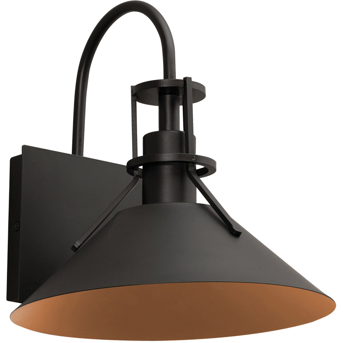 Gus 1 Light 9.73 inch Black Outdoor Wall Sconce