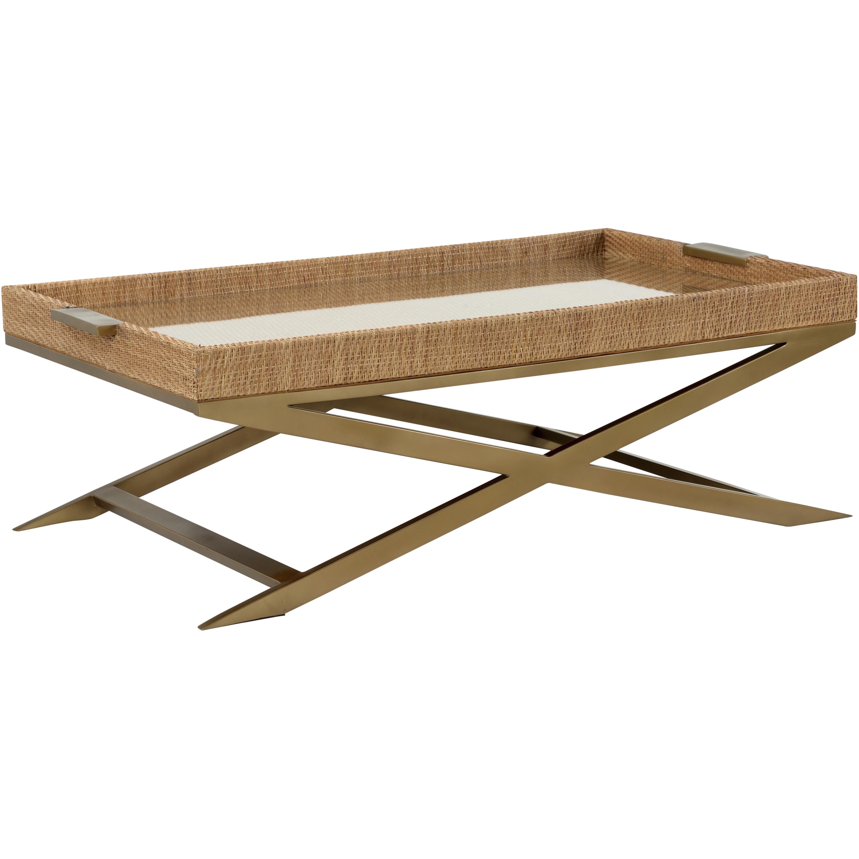 Vieux Carre 49.5 X 16.25 inch Brown Coffee Table