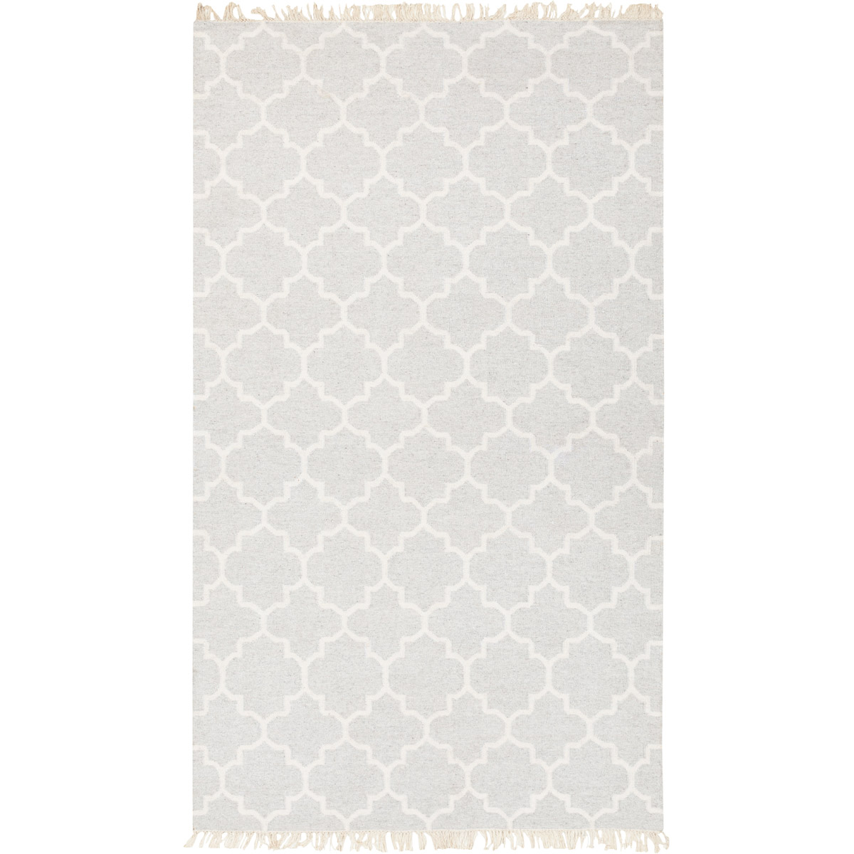 Isle 63 X 39 inch Gray and Neutral Area Rug, Viscose and Wool