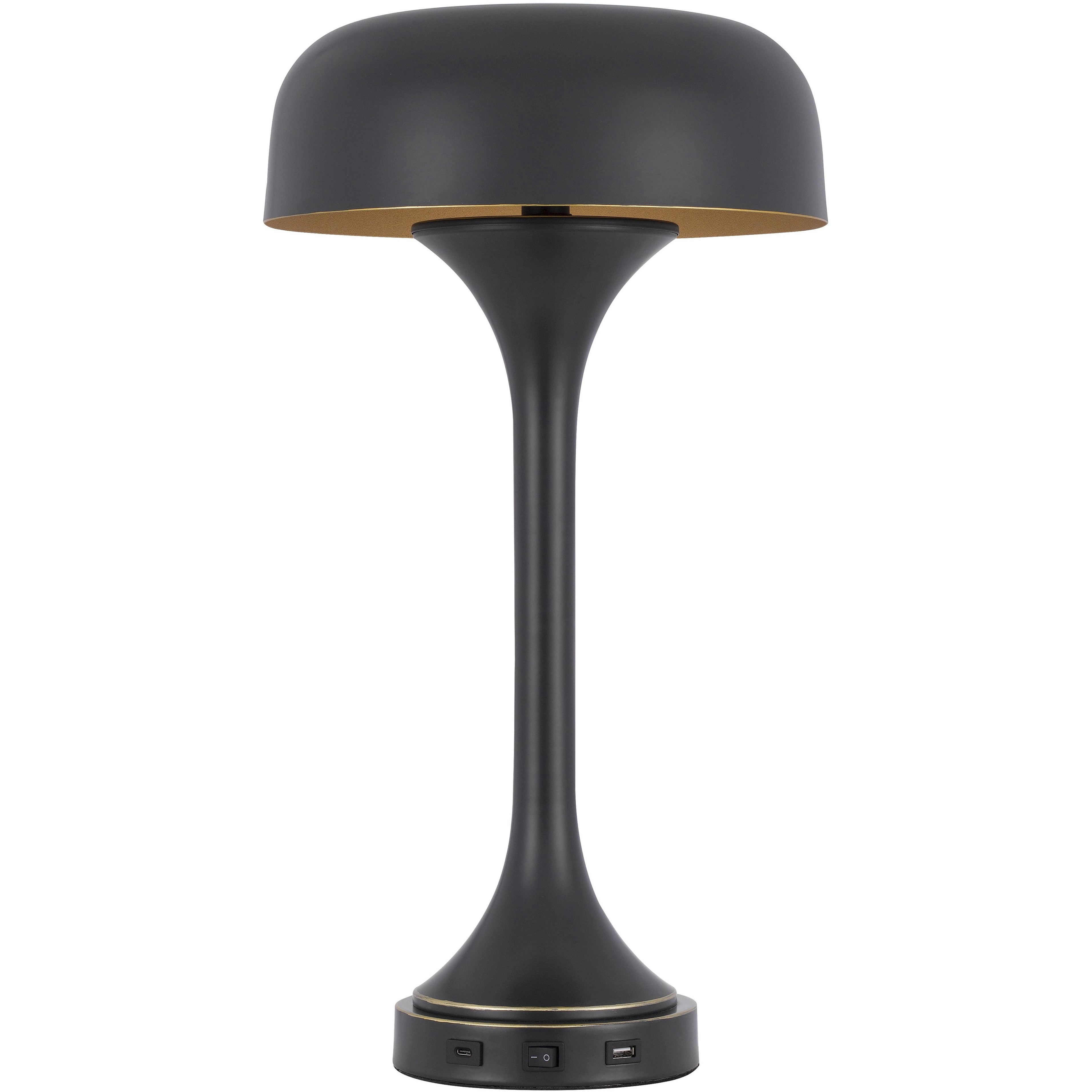 Mushroom 22 inch 40.00 watt Dark Bronze Table Lamp Portable Light