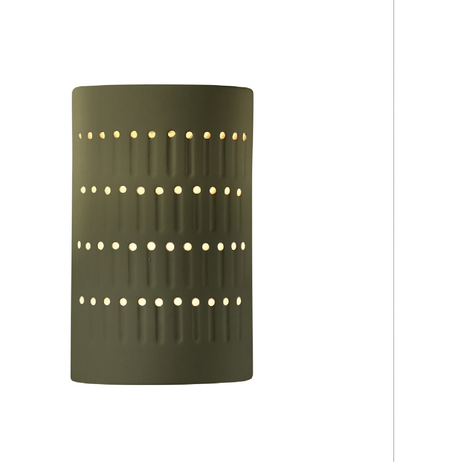 Ambiance LED 5.75 inch Matte Green Wall Sconce Wall Light
