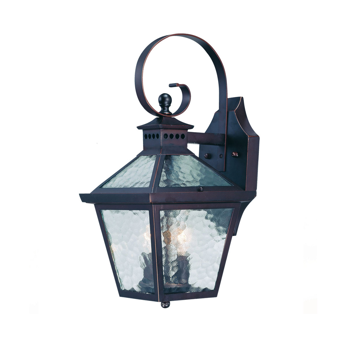 Bay Street 2 Light 16 inch Architectural Bronze Exterior Wall Mount