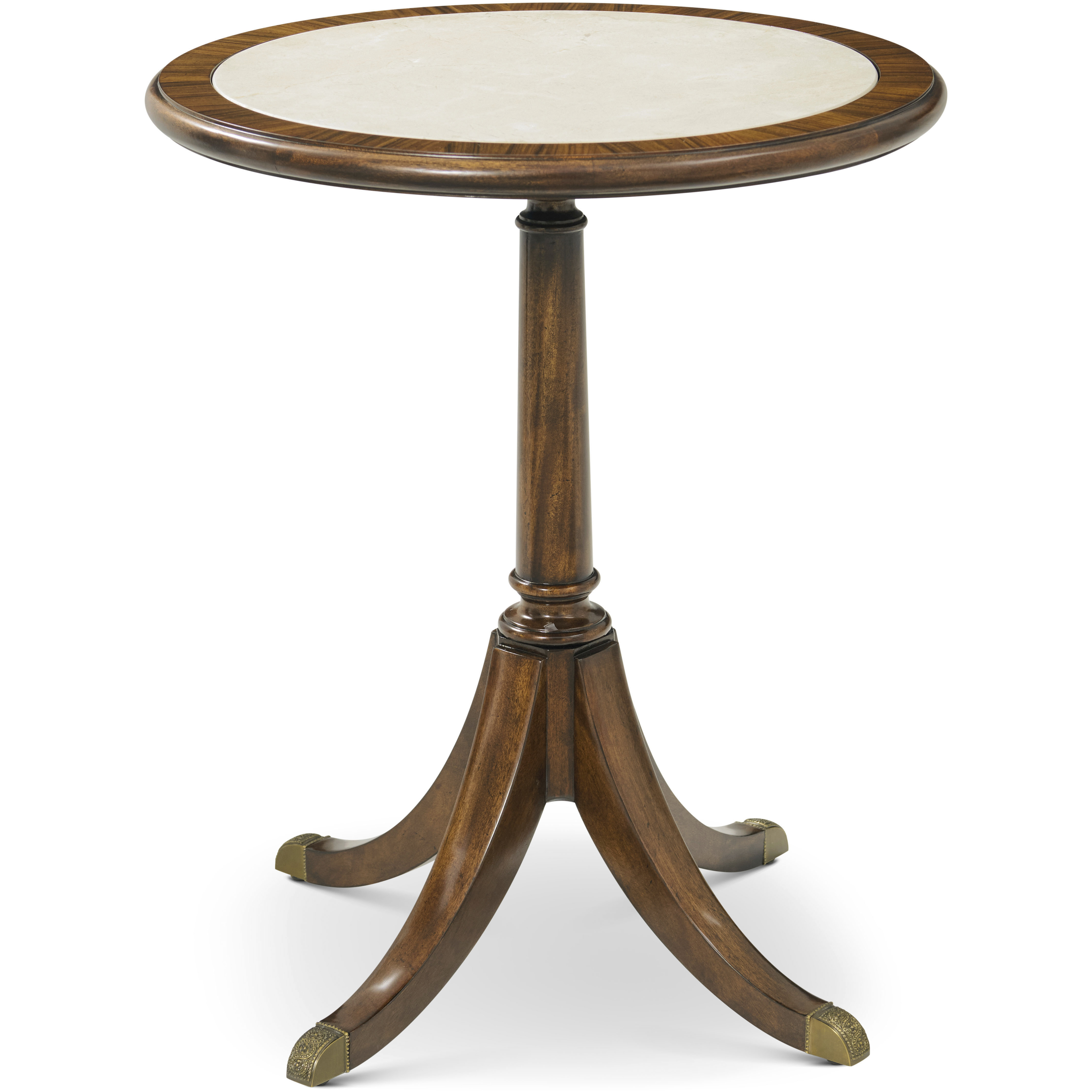 Sloane 24 X 20 inch Edwardian Brown Occasional Table, Wooden