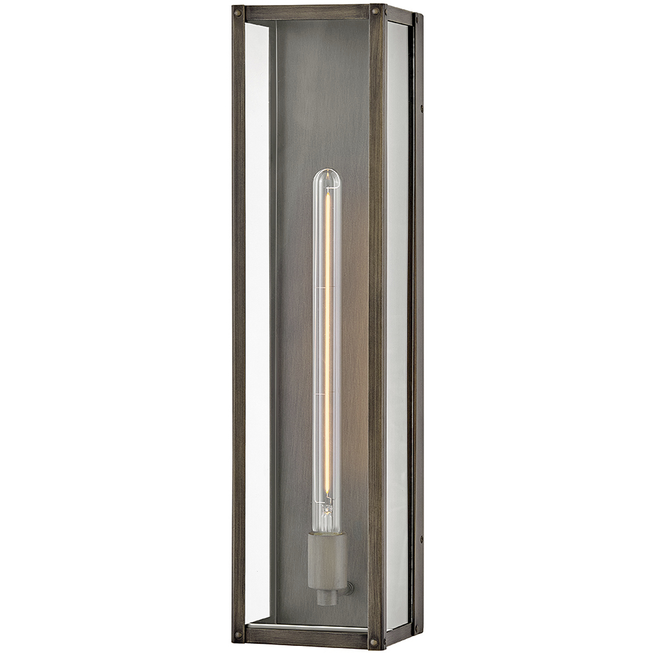 Estate Series Max 1 Light 24 inch Burnished Bronze Outdoor Wall Mount Lantern