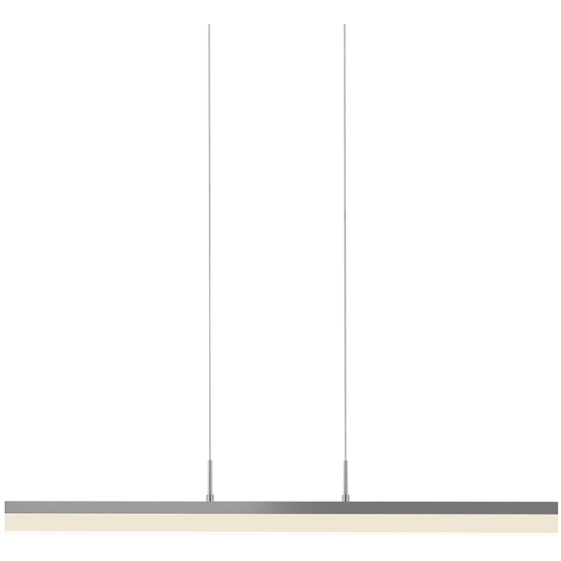 Stiletto LED 32.5 inch Bright Satin Aluminum Pendant Ceiling Light in Standard Suspension