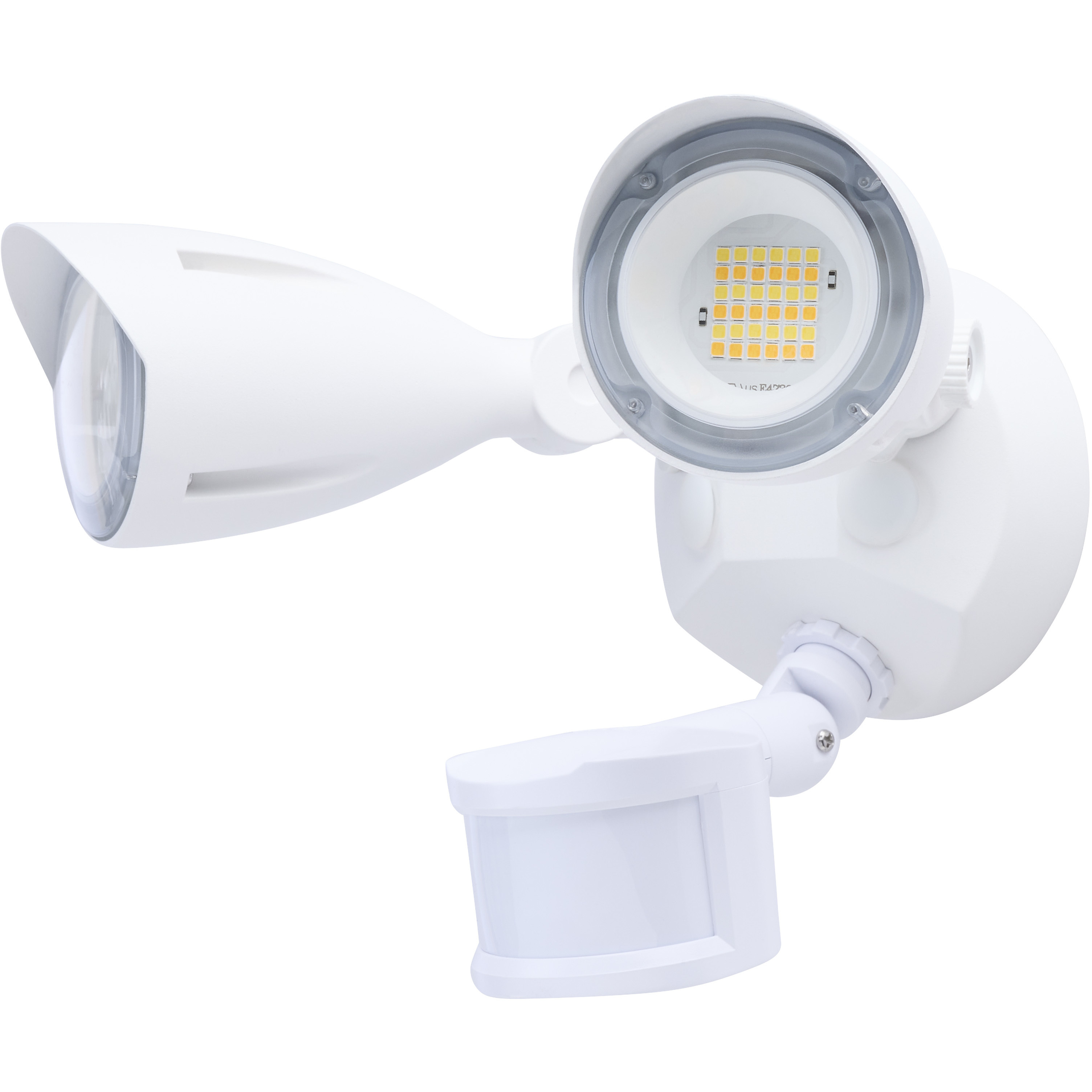 Brentwood LED 7.17 inch White Outdoor Security Light