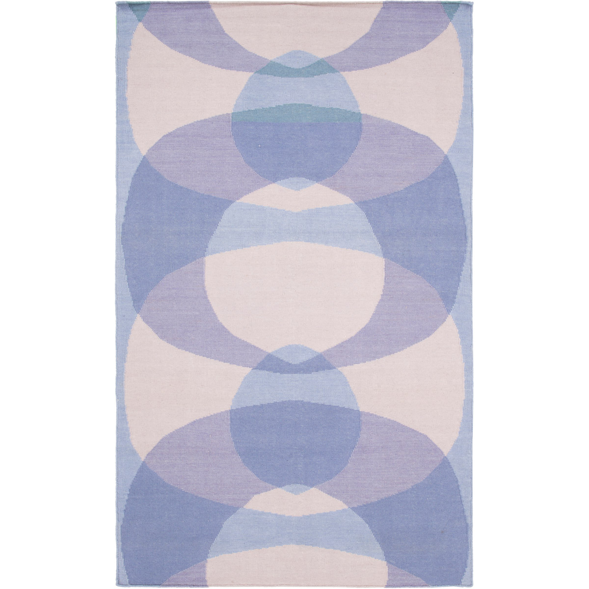 Taurus One 36 X 24 inch Purple and Blue Area Rug, Wool