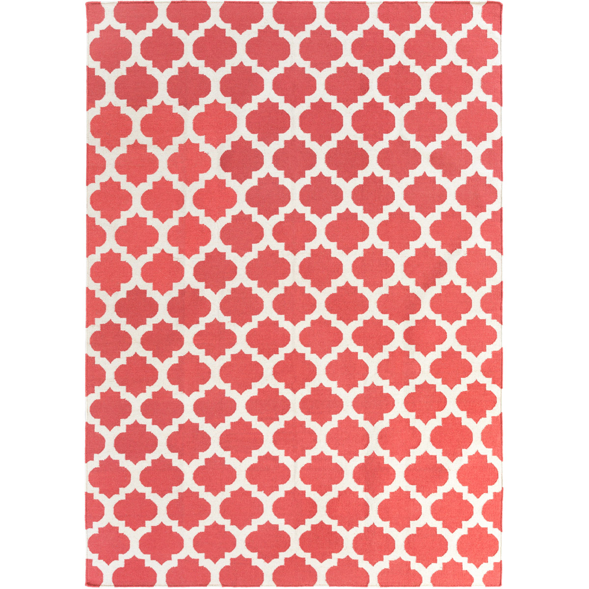 Frontier 132 X 96 inch Rose, Cream Rug