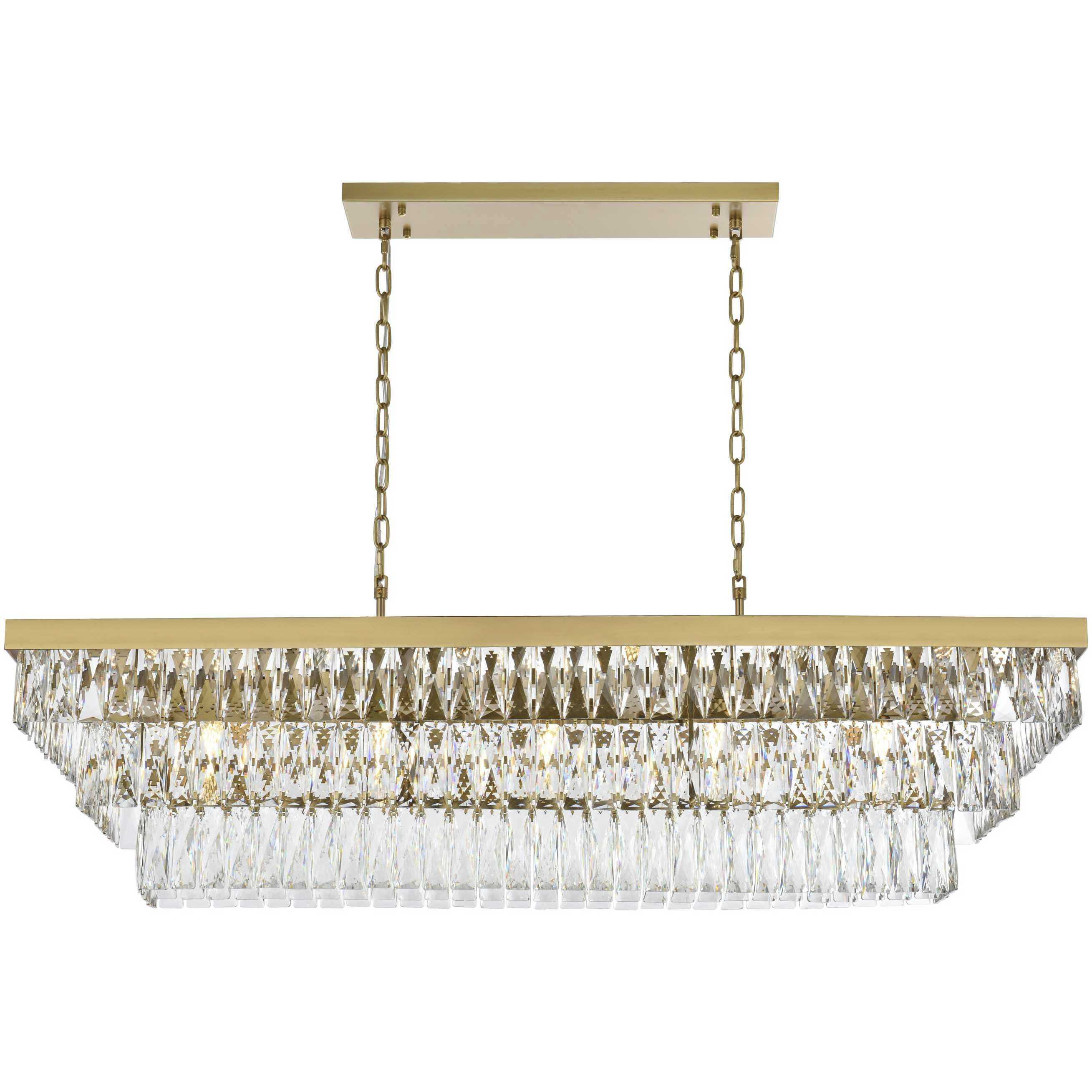 Josephine 17 Light 16 inch Satin Gold Chandelier Ceiling Light