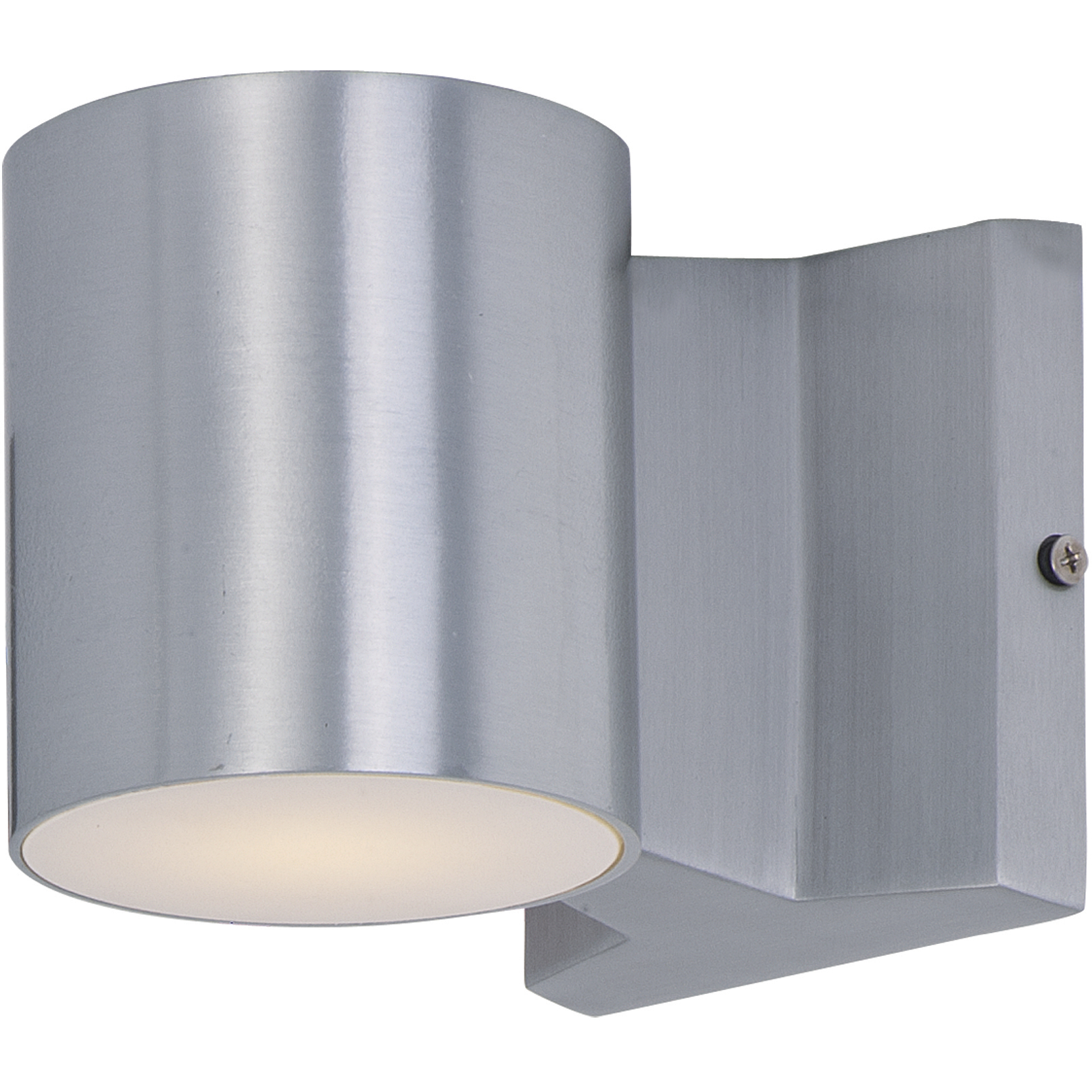 Lightray LED 4 inch Brushed Aluminum Outdoor Wall Mount