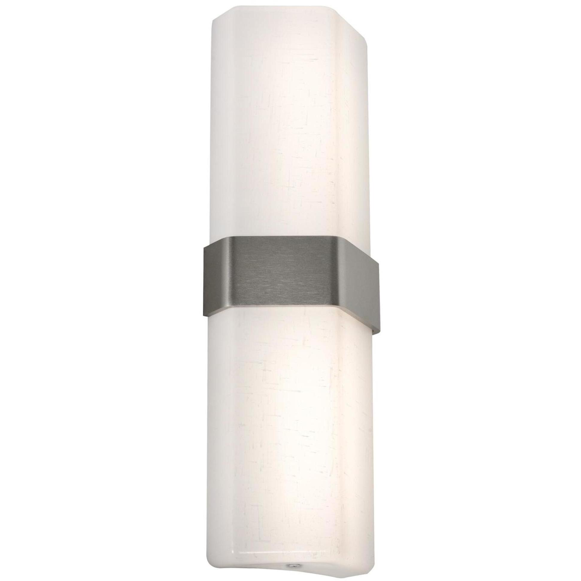 Naples LED 5 inch Satin Nickel ADA Sconce Wall Light