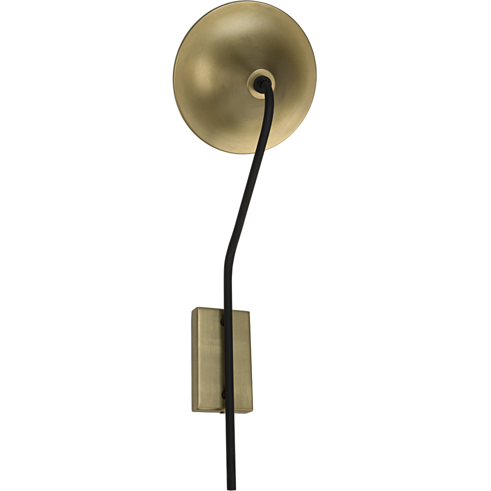 Messala 1 Light 9.5 inch Matte Black Sconce Wall Light
