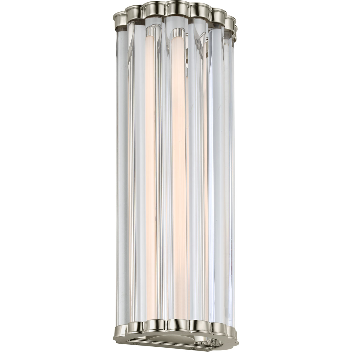 Chapman & Myers Kean LED 5.75 inch Polished Nickel Sconce Wall Light