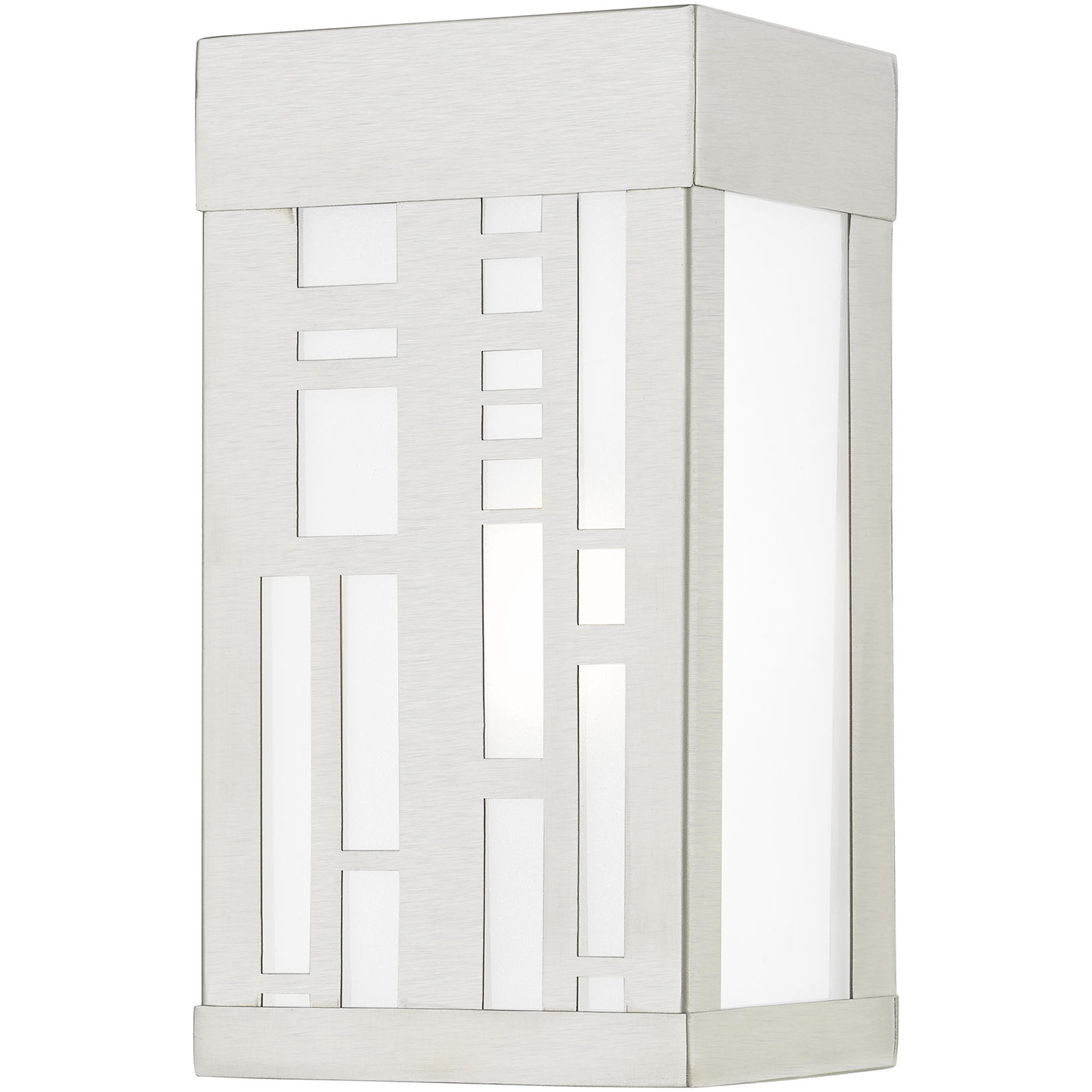 Malmo 1 Light 8.5 inch Brushed Nickel Outdoor ADA Small Sconce, Small