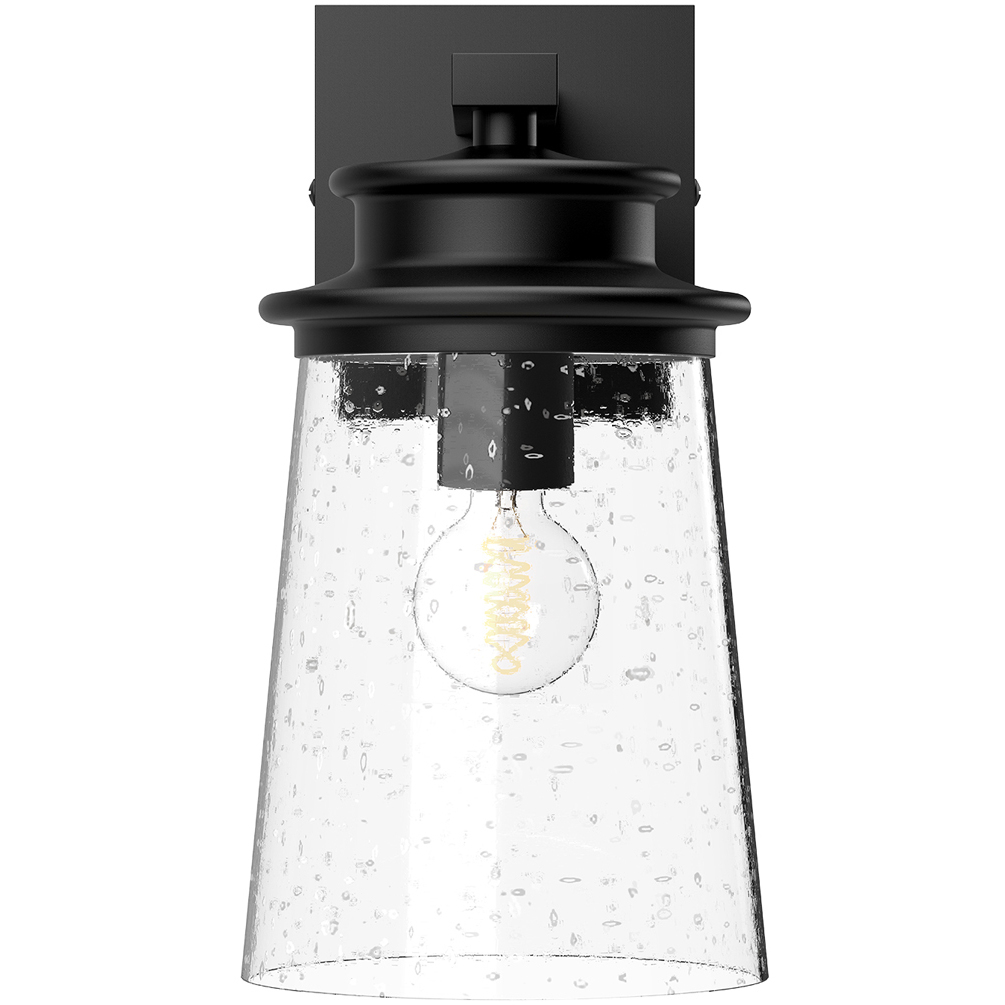 Alora Mood Quincy 1 Light 11.25 inch Textured Black Outdoor Wall Sconce