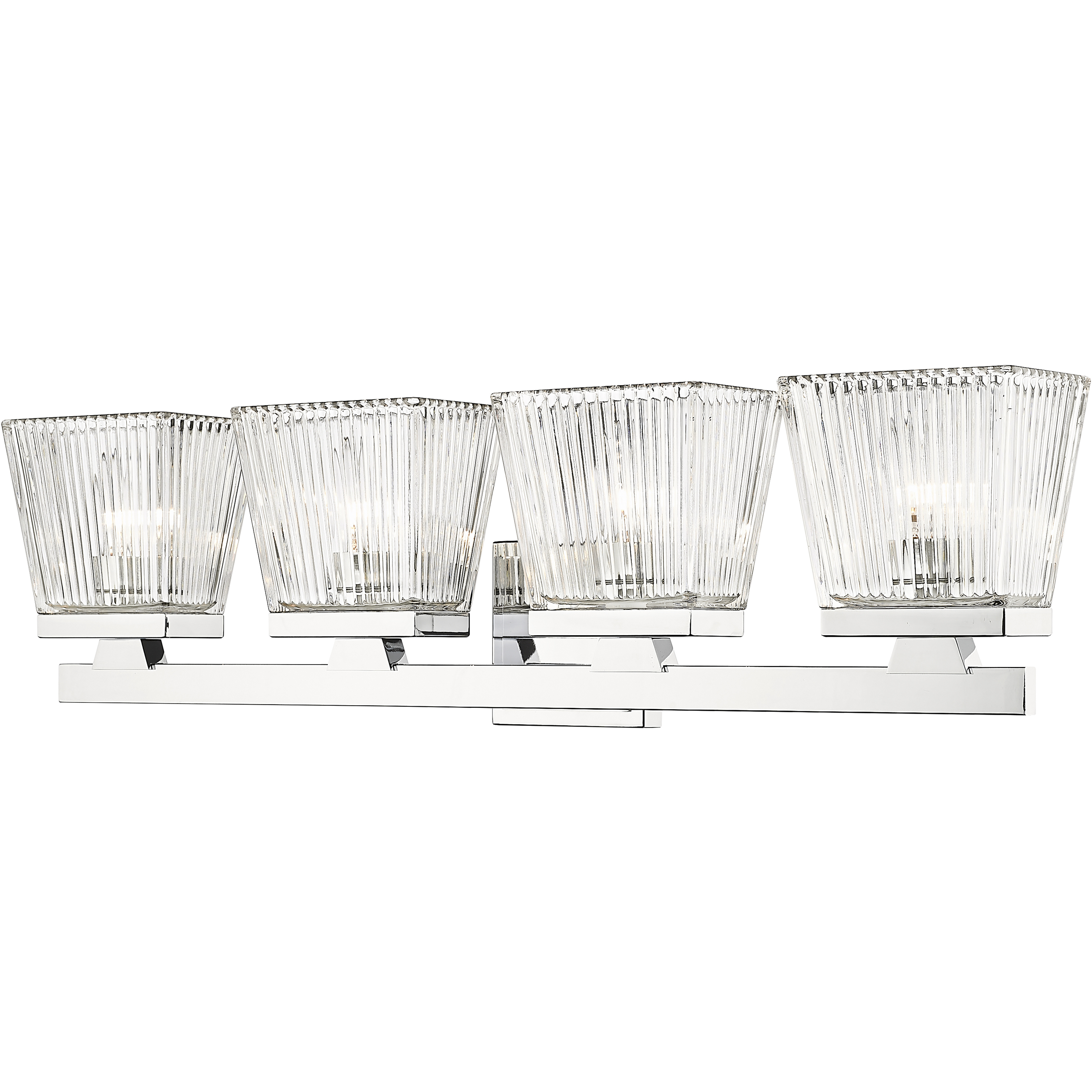 Astor 4 Light 29 inch Chrome Vanity Wall Light
