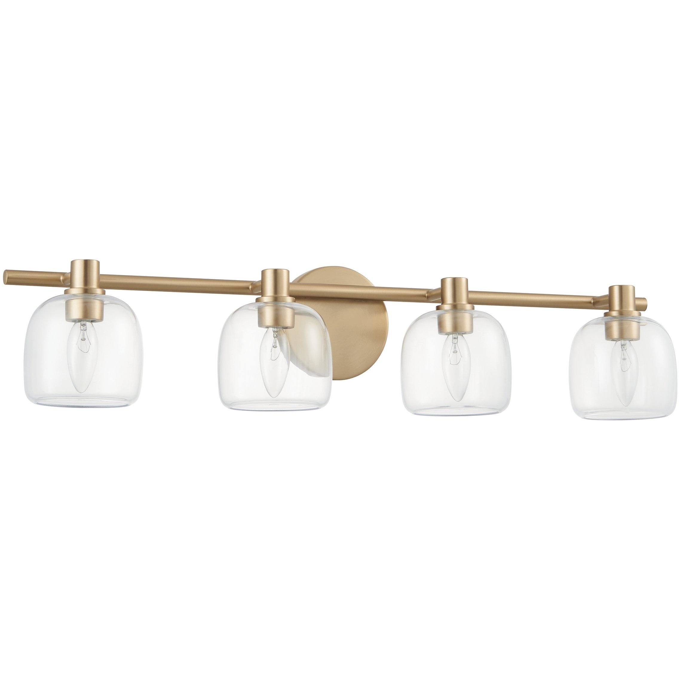 Valentina 4 Light 30 inch Champagne Gold Vanity Light Wall Light