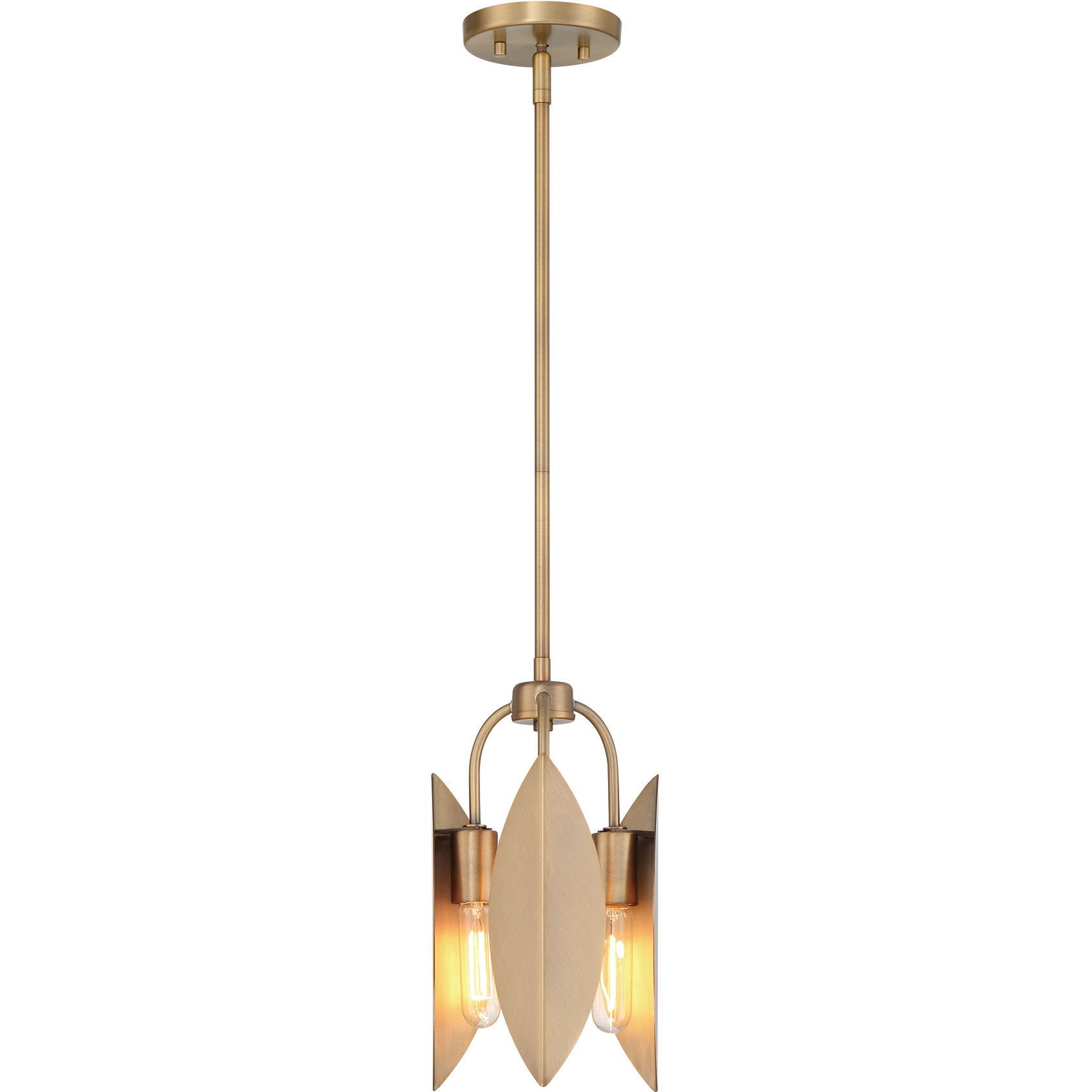 Eden 3 Light 8.5 inch Old Satin Brass Pendant Ceiling Light