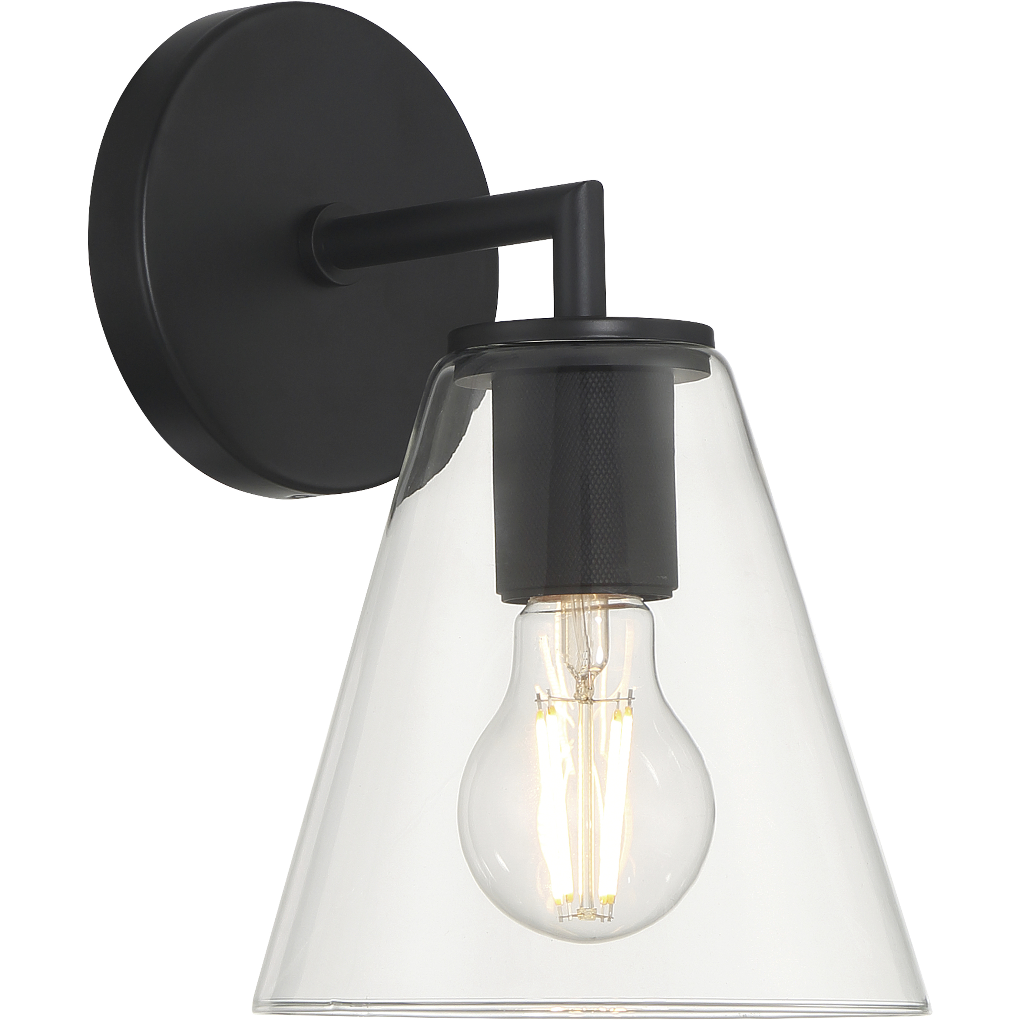 Katie 1 Light 6.25 inch Matte Black Wall Sconce Wall Light