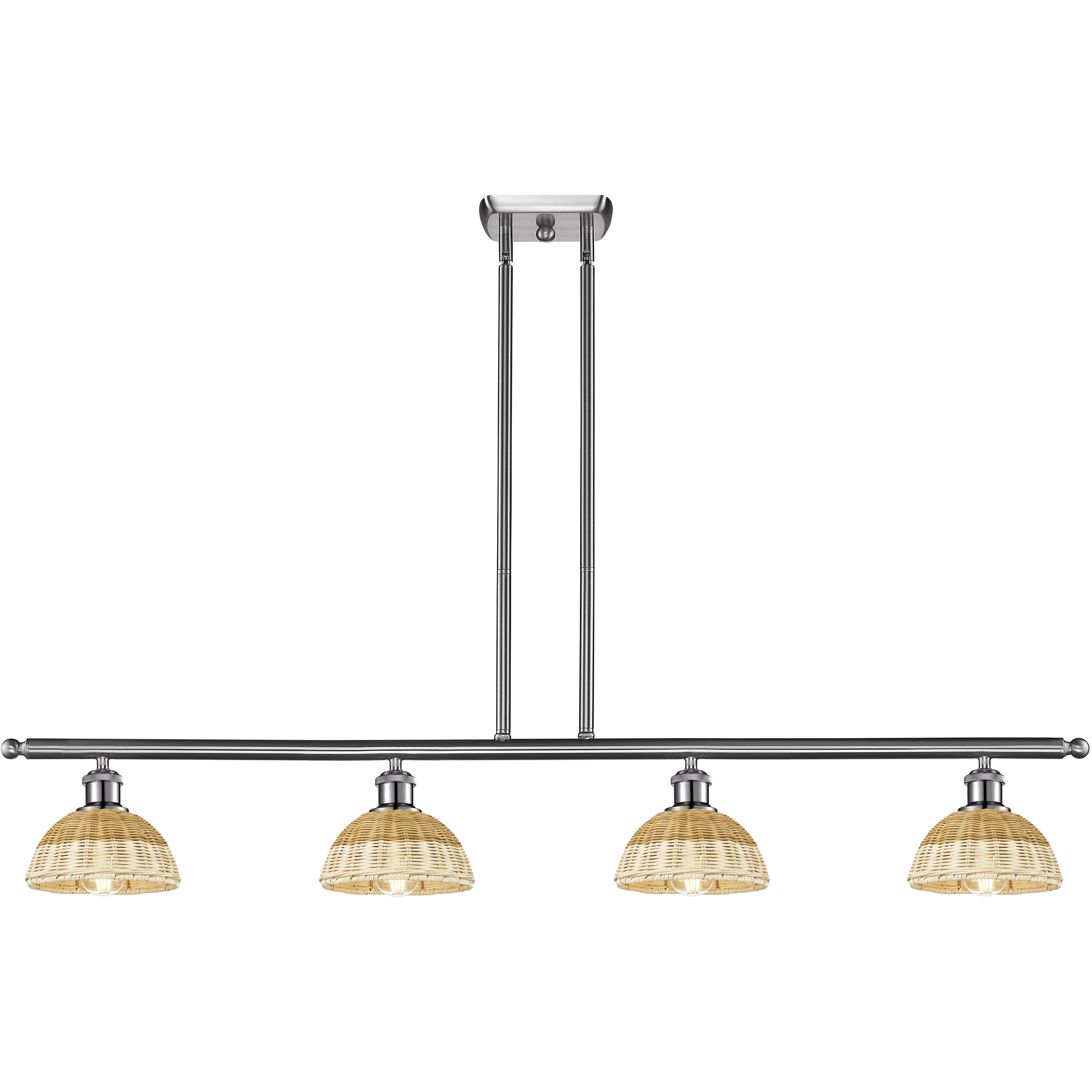 Ballston Bristol Natural II Island Light Ceiling Light in Brushed Satin Nickel