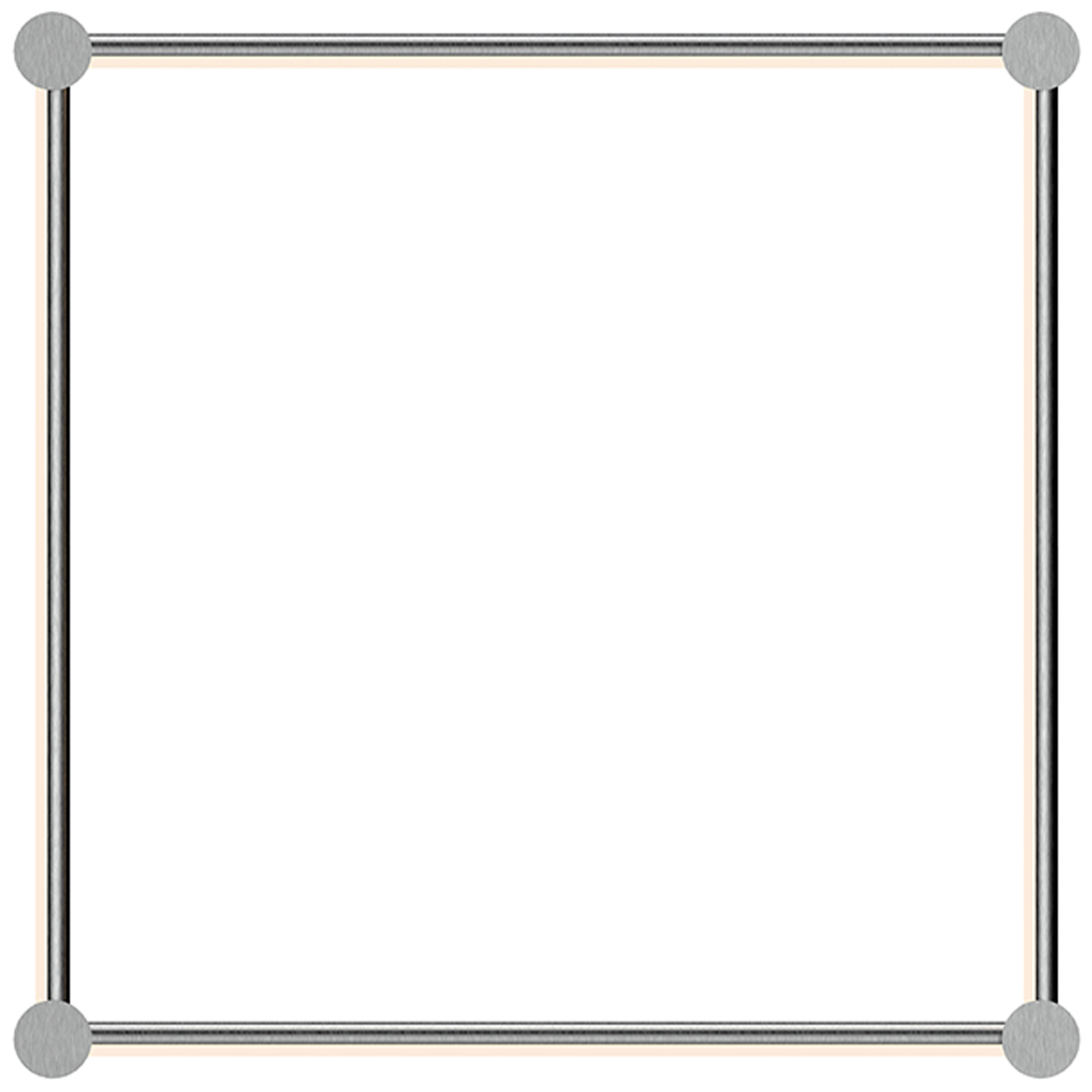 Purolinear 360 LED 25 inch Satin Chrome ADA Wall Bar Light Wall Light