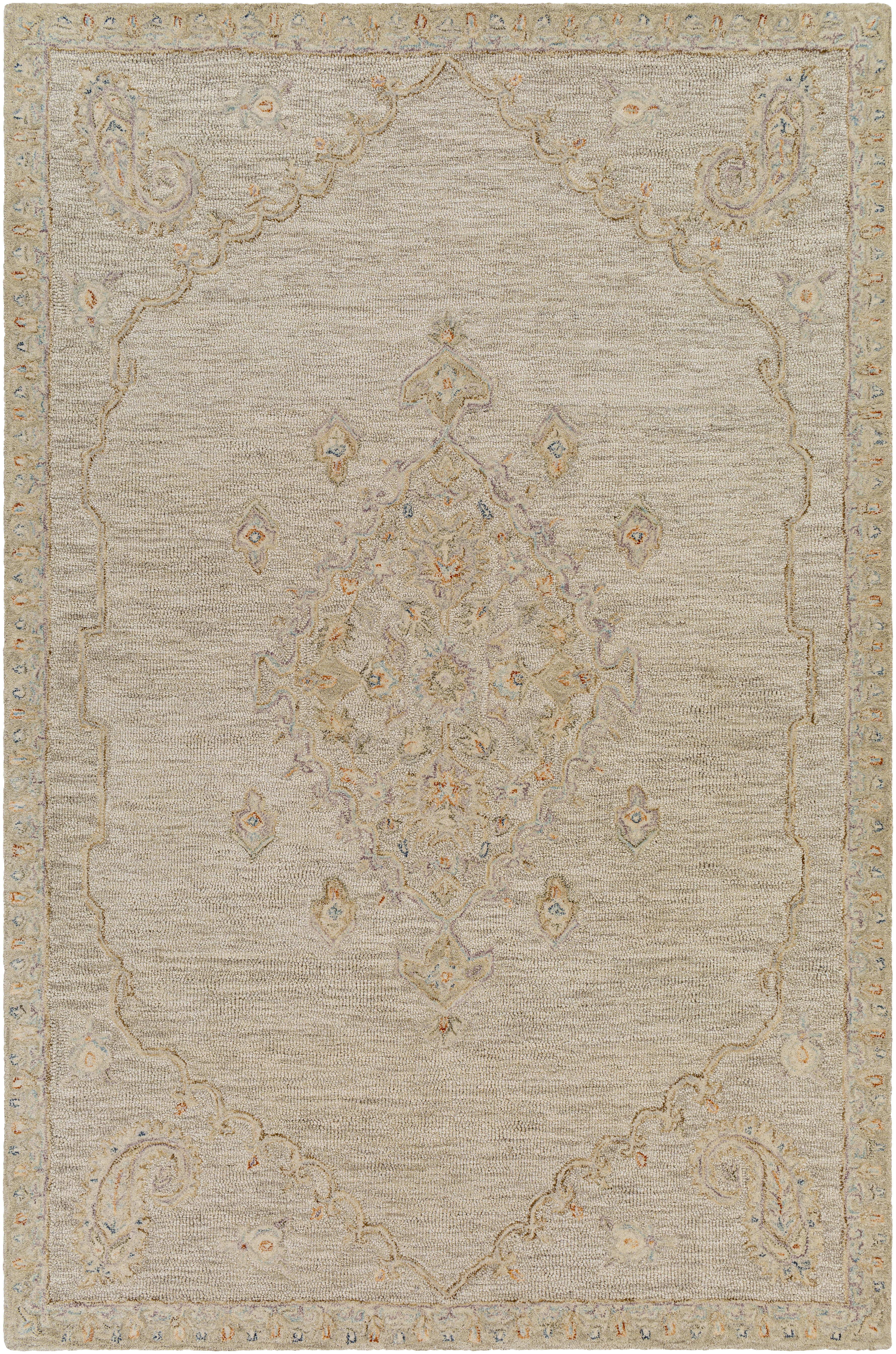 Lazio 36 X 24 inch Dark Blue Rug in 2 x 3, Rectangle