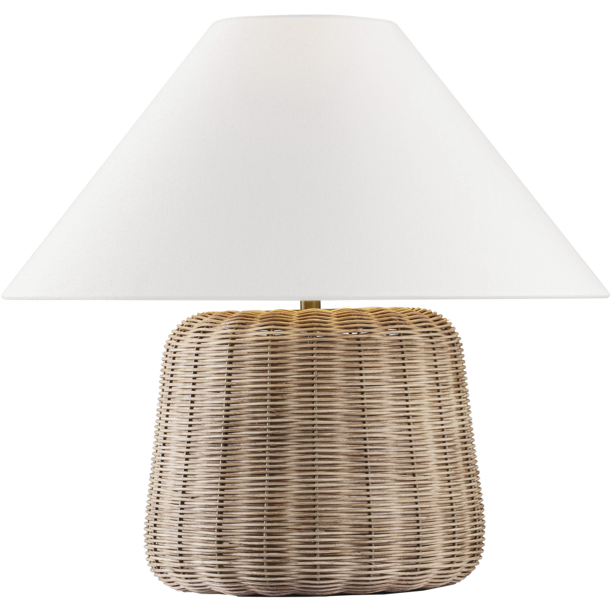 Thom Filicia Dumar 20.5 inch 9 watt Blonde Rattan Table Lamp Portable Light