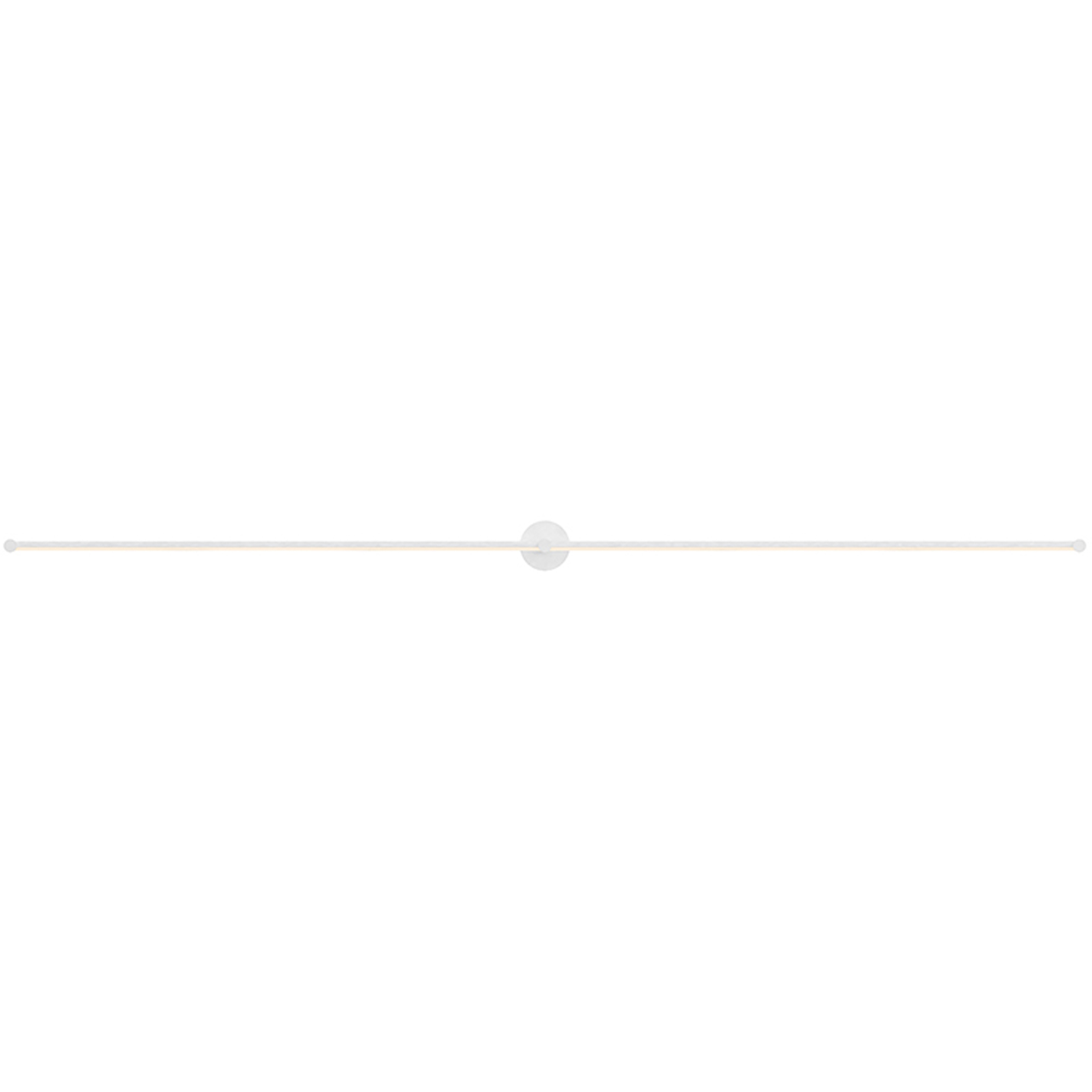 Purolinear 360 LED 97 inch Satin White ADA Wall Bar Light Wall Light