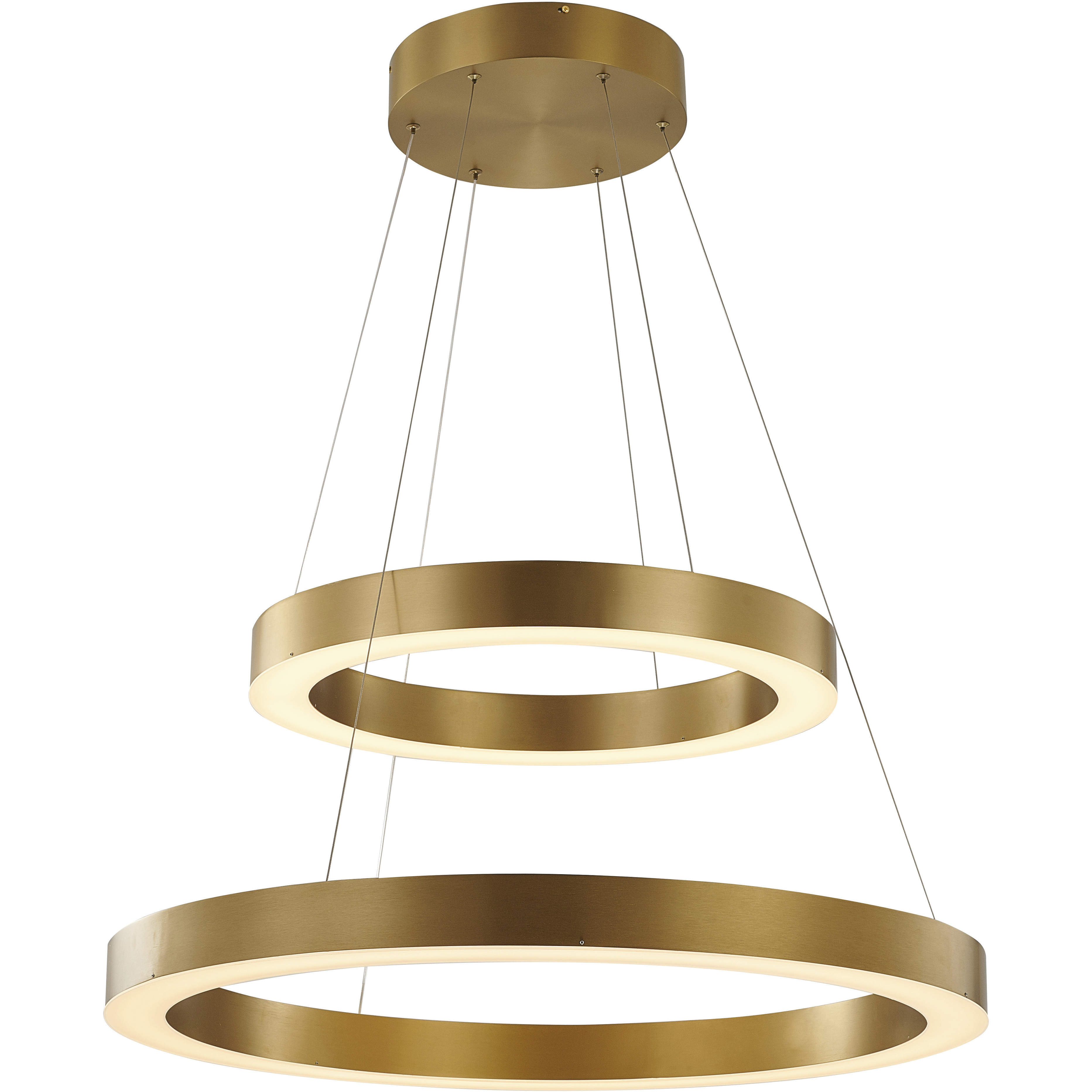 Canada LED 31.5 inch Gold Chandelier Ceiling Light