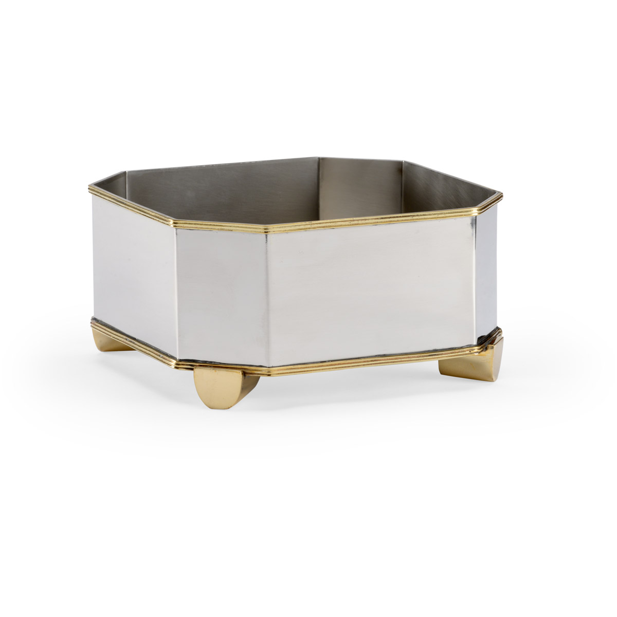 Douglas Freeman Nickel/Polished Planter
