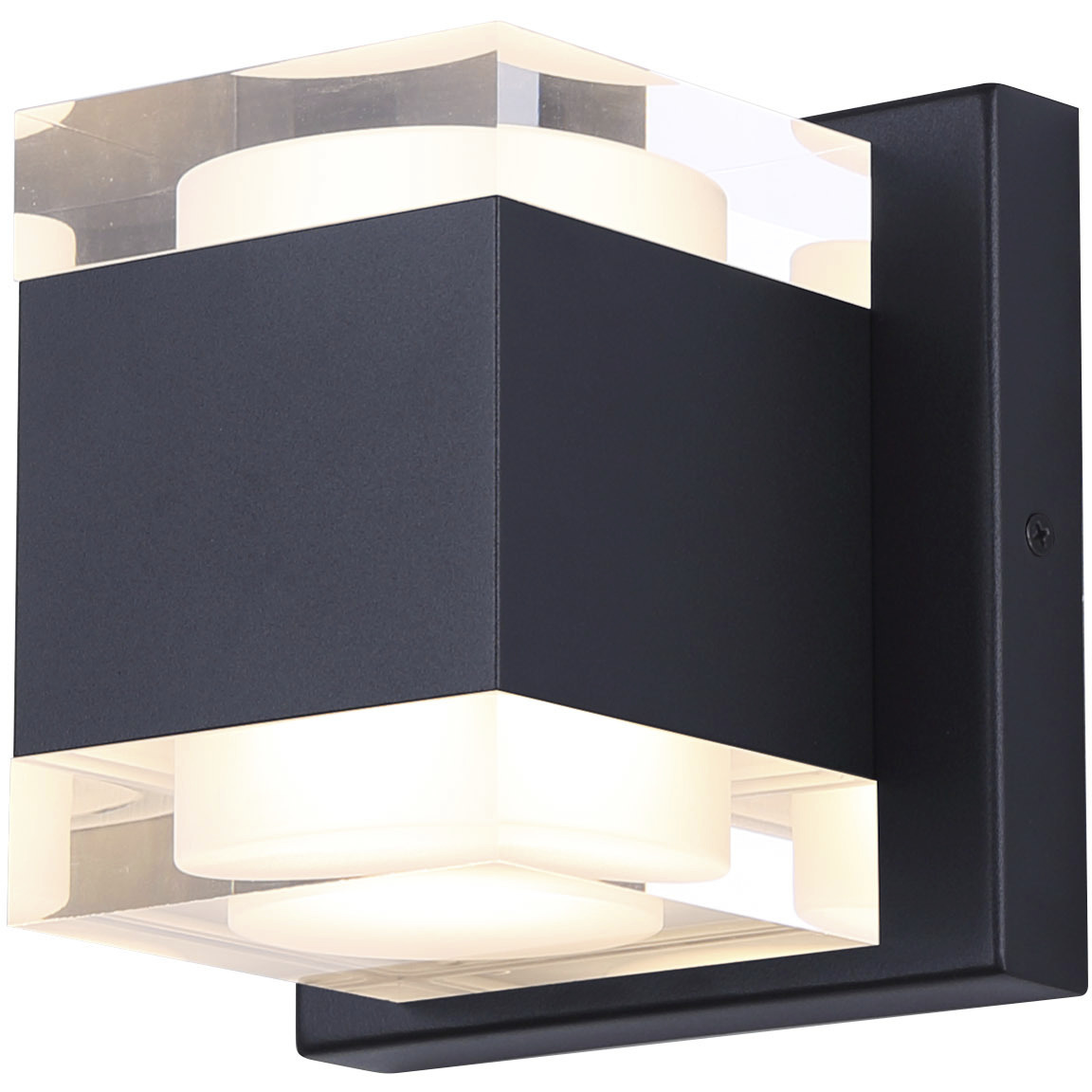 Valo LED 5 inch Black Outdoor Lantern
